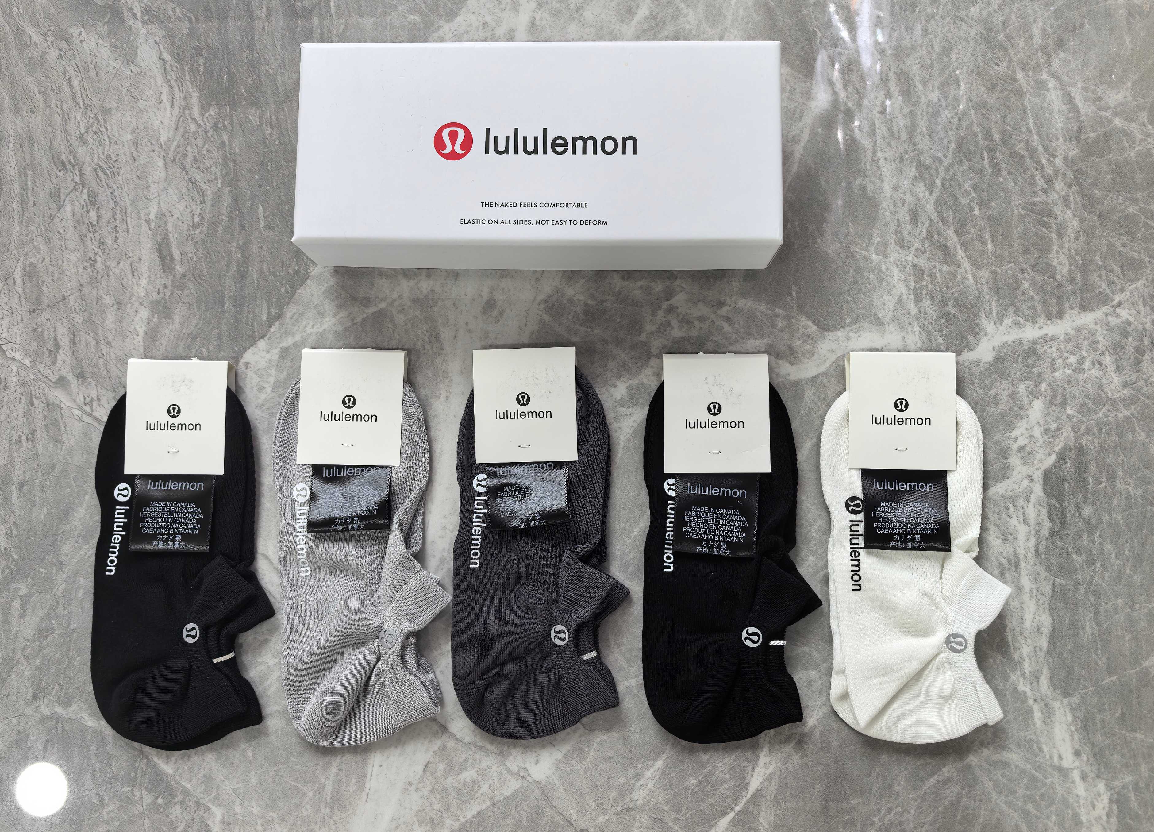 🔥🔥🔥高货来了：luluemon（露露）重工系列～浅口袜型、绝不掉跟、网面设计～纯棉质量～