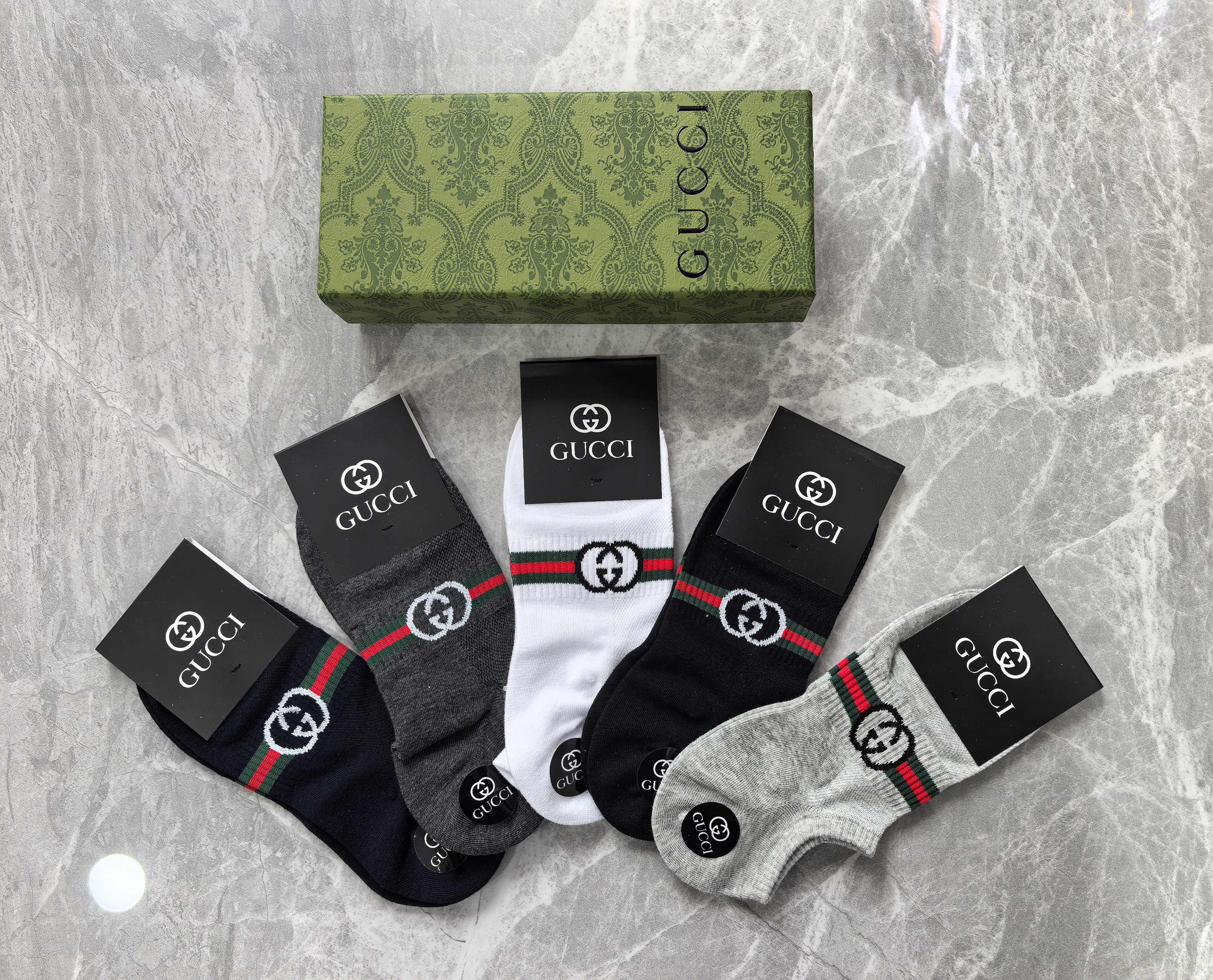 🔥🔥🔥GUCCI（古琦） 半隐形袜～纯棉质量、不掉跟又隐形、