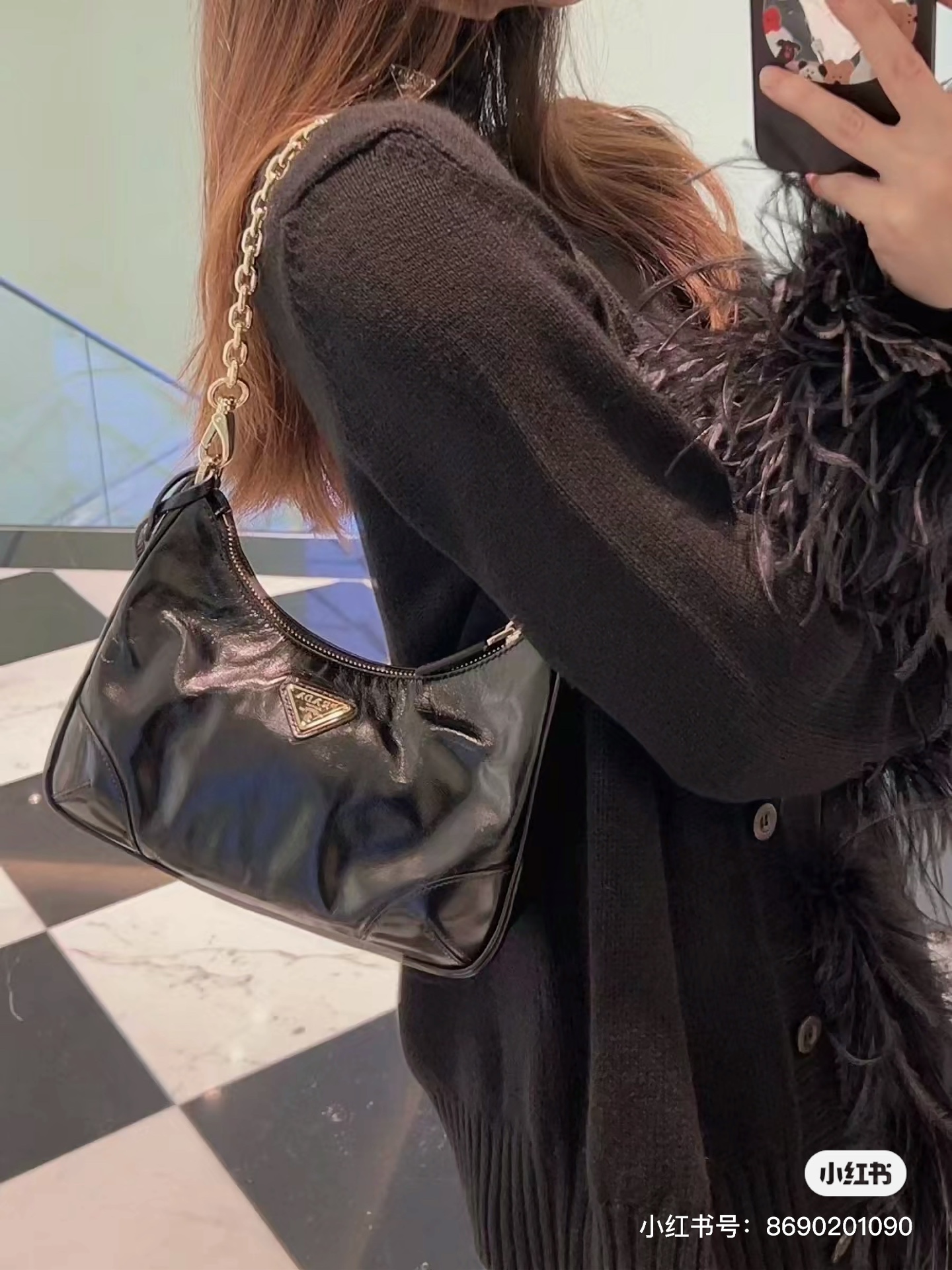 Prada Ready size available in seconds. 22/18/6cm
