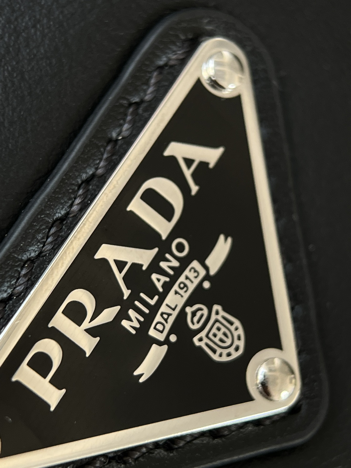 Prada Authentic triangle brand!