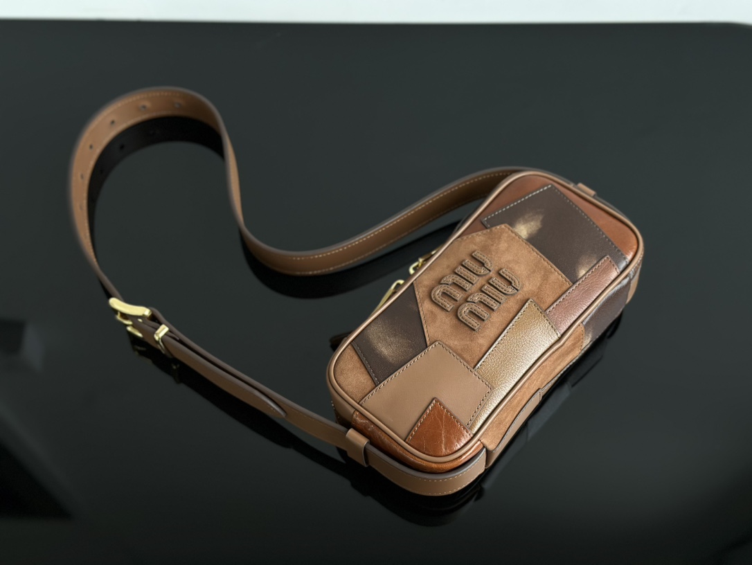 Miu Miu MiuMiu bowling bag, patchwork style