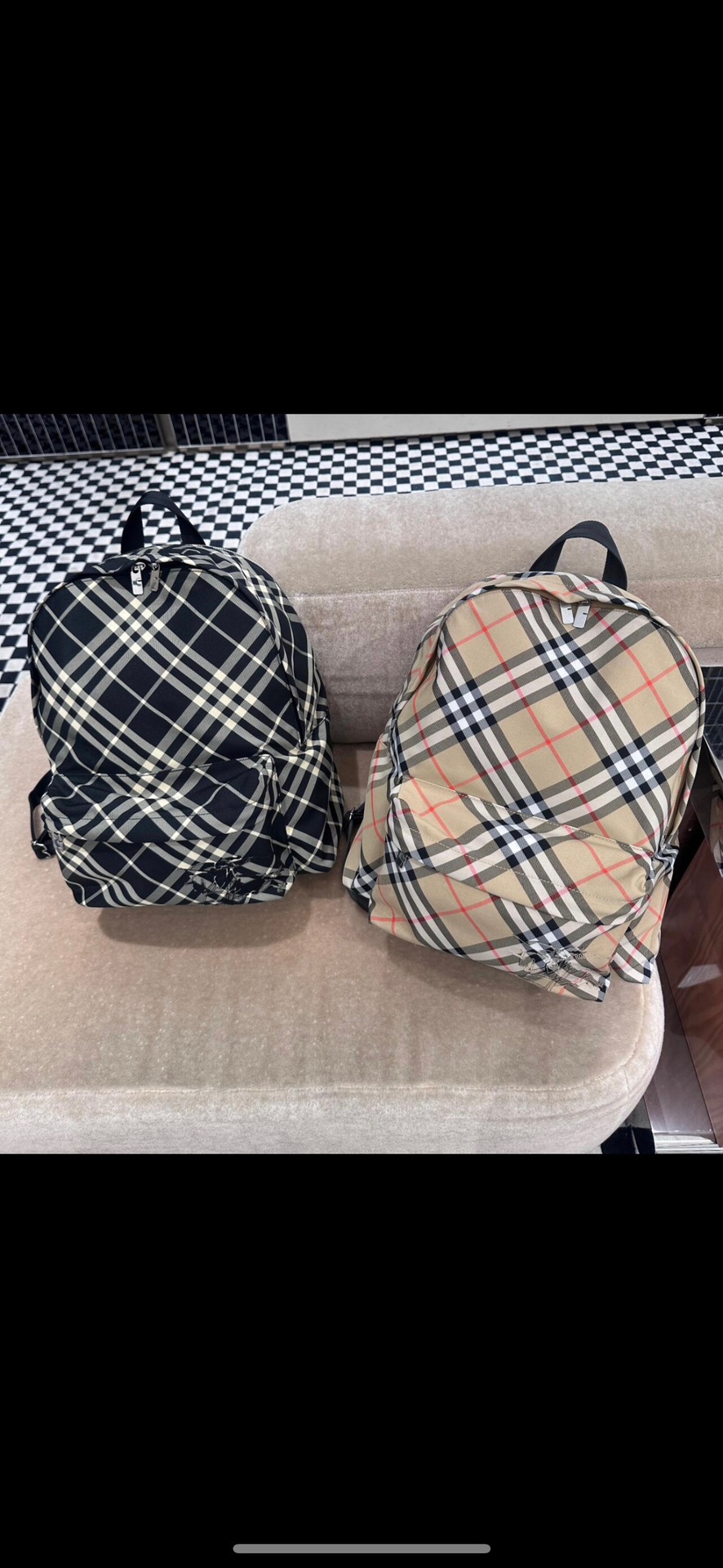 Burberry Check Backpack: Stylish and Spacious for Everyday Adventures 2 i1729503741 955 0