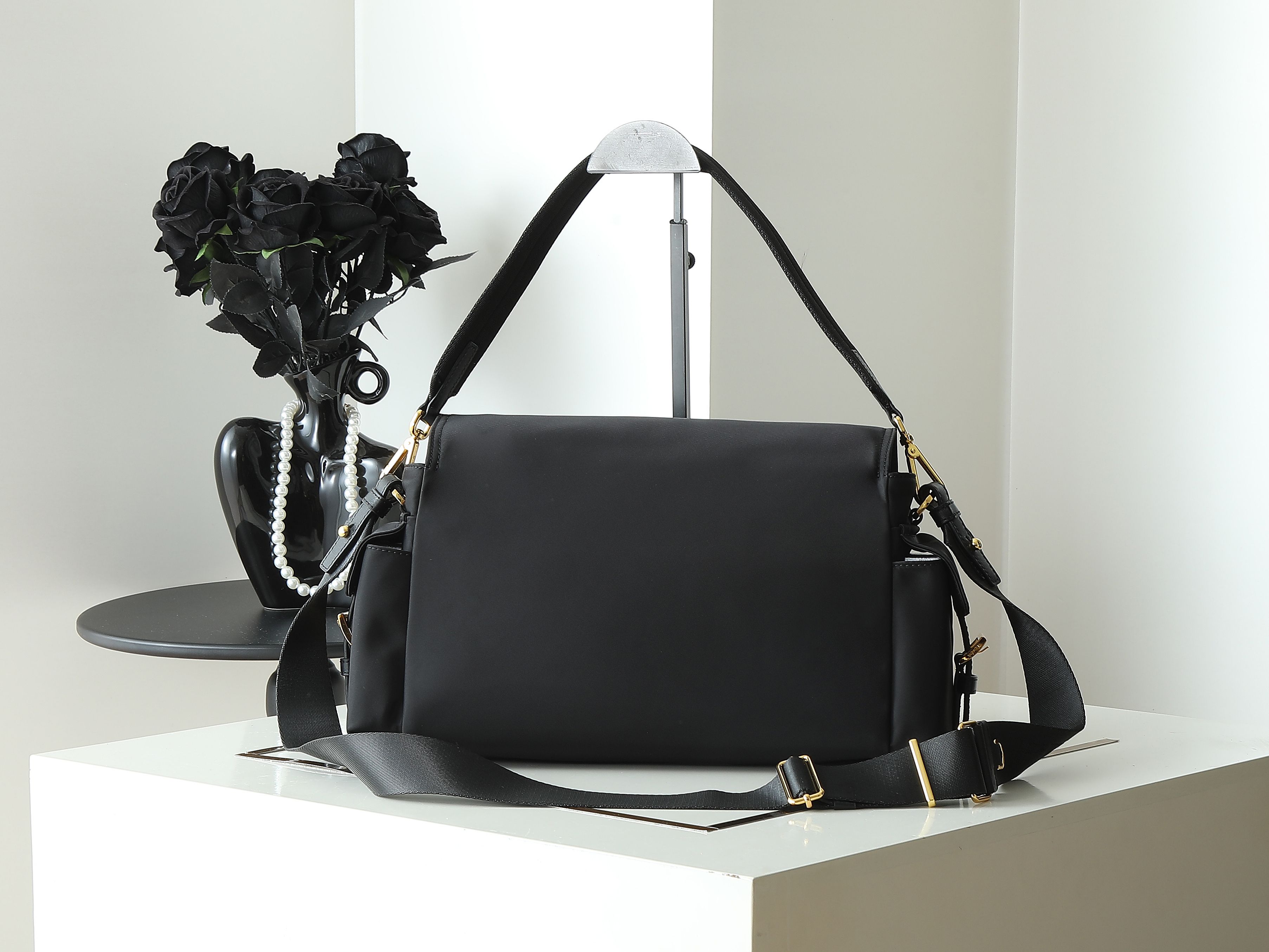 Prada Style Leather Messenger Bag Lookbook Reference image 2