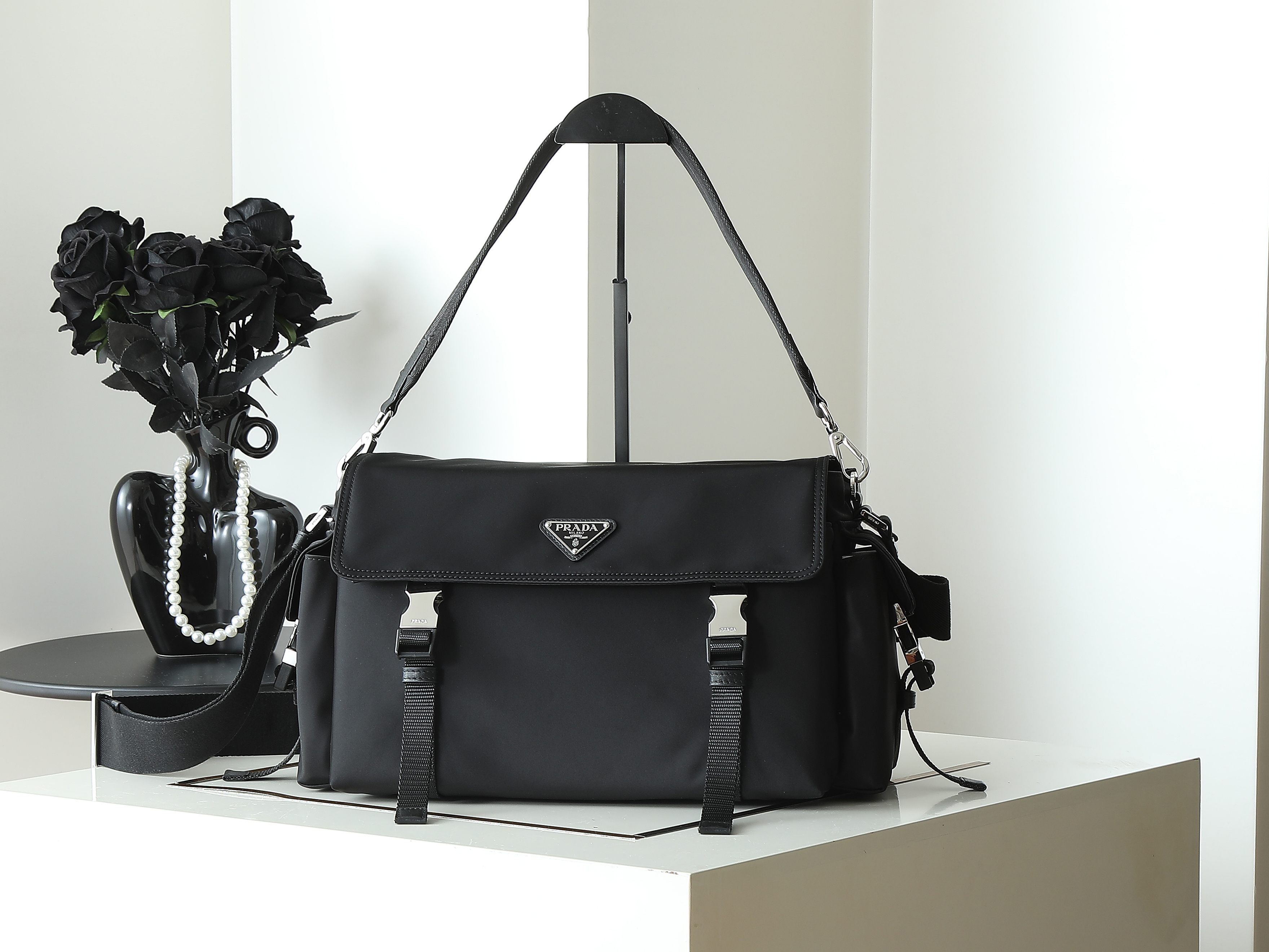 Prada Style Leather Top Handle Bag Lookbook Reference image 1