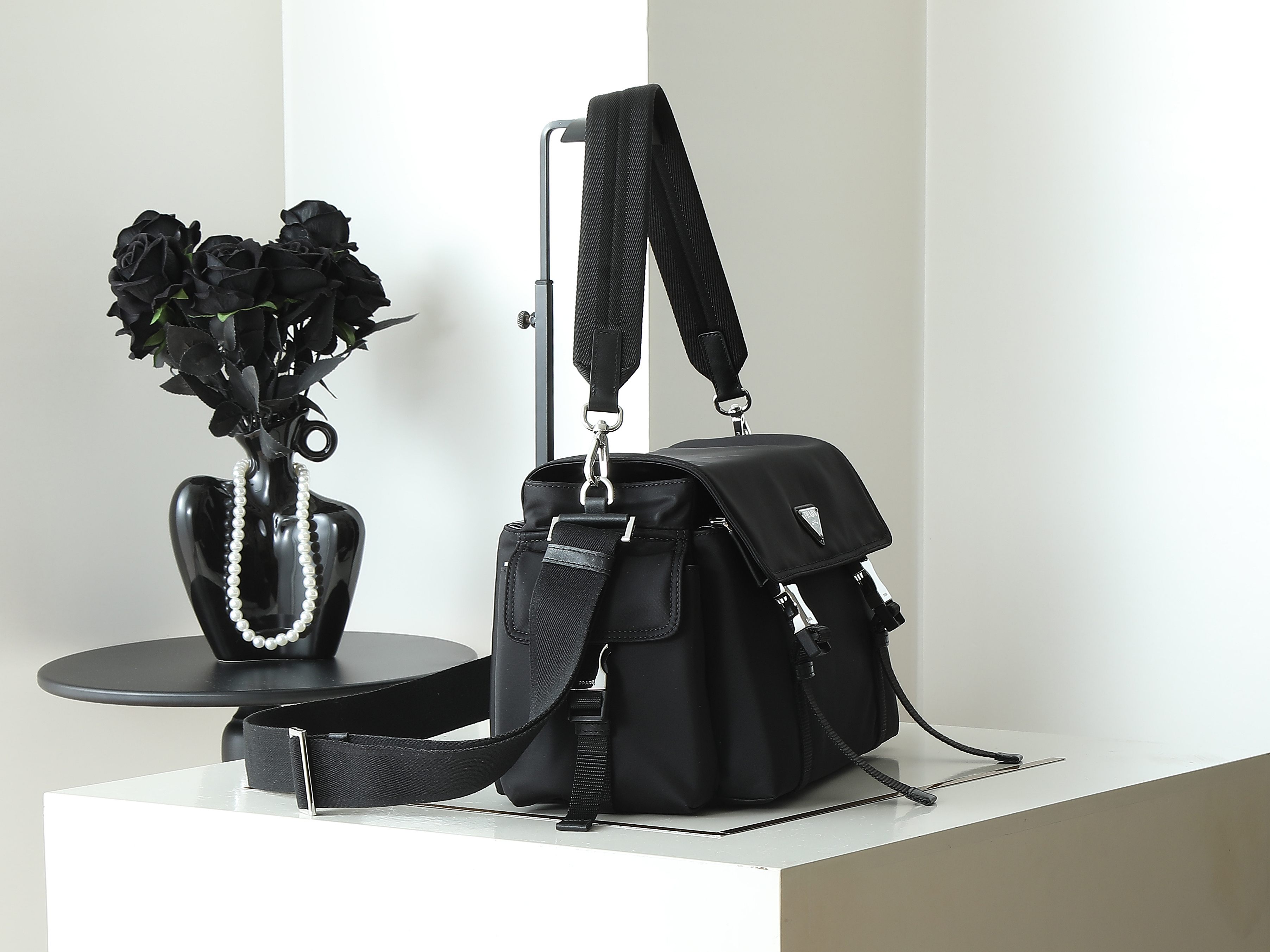 Prada Style Leather Top Handle Bag Lookbook Reference image 2