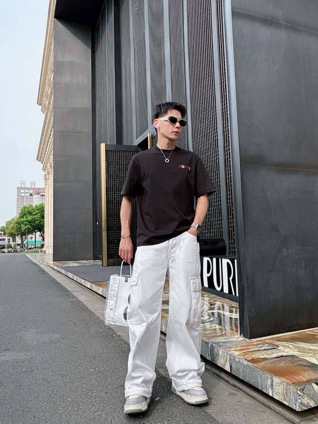 古奇🌾、🆕2026春夏新品发售新品短袖T恤，面料采用新疆长绒棉，温儒柔软 细腻柔软 上身自然是舒适 凉爽