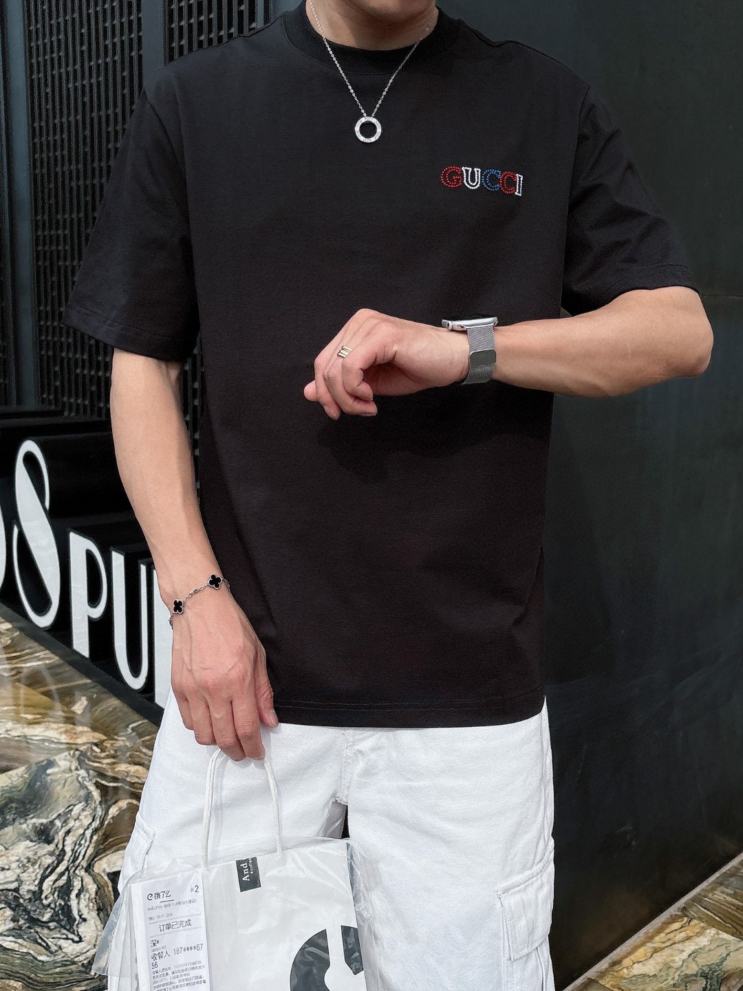 古奇🌾、🆕2026春夏新品发售新品短袖T恤，面料采用新疆长绒棉，温儒柔软 细腻柔软 上身自然是舒适 凉爽