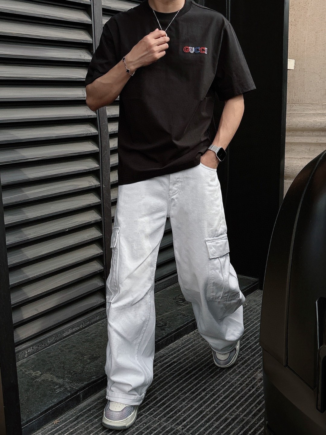 古奇🌾、🆕2026春夏新品发售新品短袖T恤，面料采用新疆长绒棉，温儒柔软 细腻柔软 上身自然是舒适 凉爽