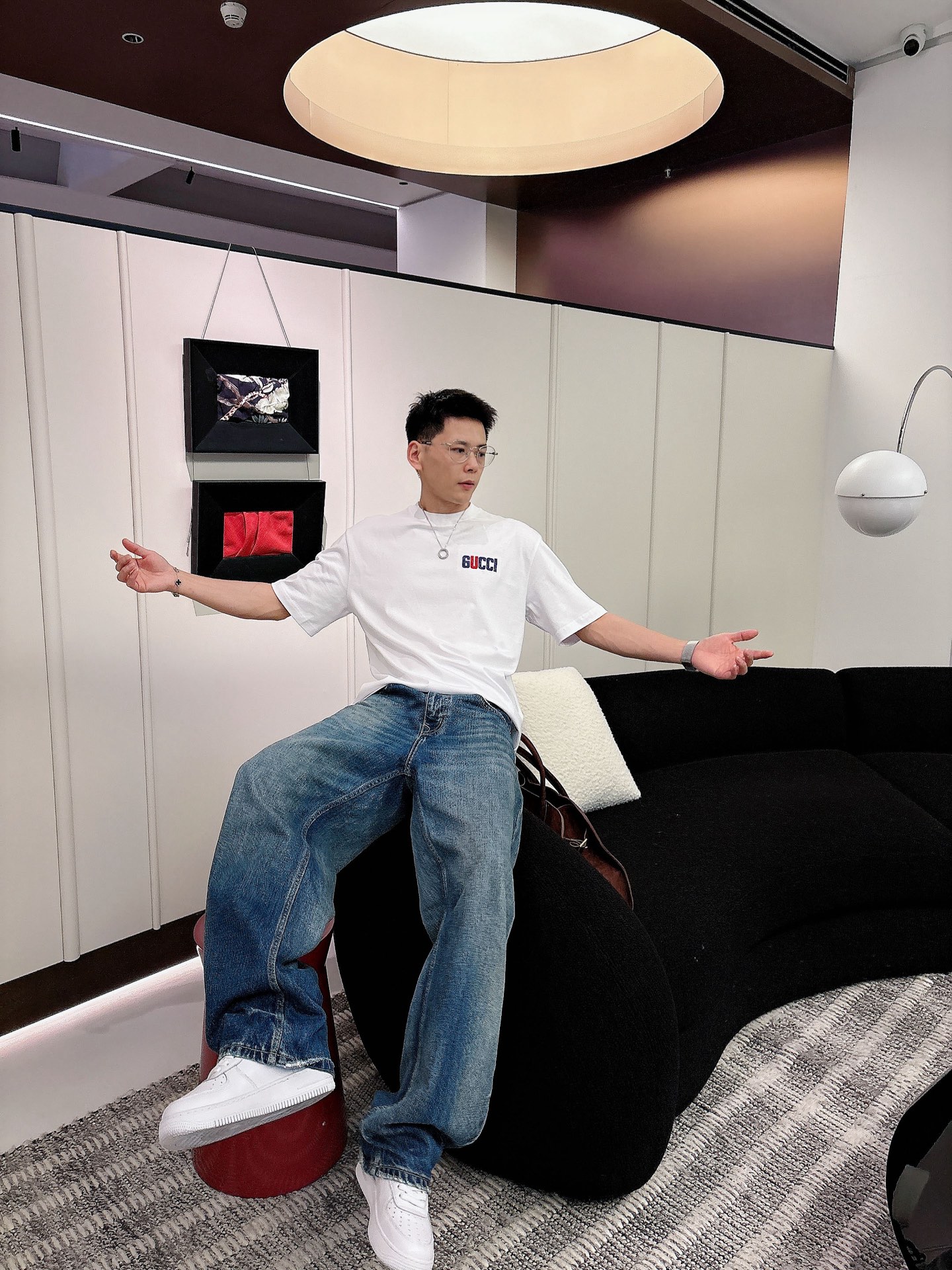 古奇🌾、🆕2026春夏新品发售新品短袖T恤，面料采用新疆长绒棉，温儒柔软 细腻柔软 上身自然是舒适 凉爽