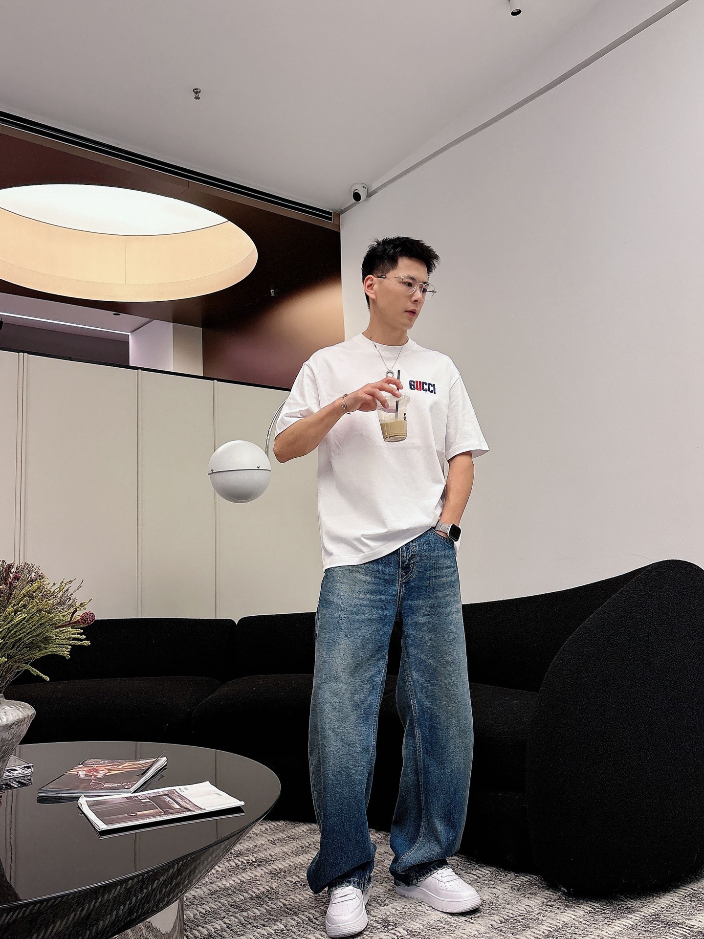 古奇🌾、🆕2026春夏新品发售新品短袖T恤，面料采用新疆长绒棉，温儒柔软 细腻柔软 上身自然是舒适 凉爽