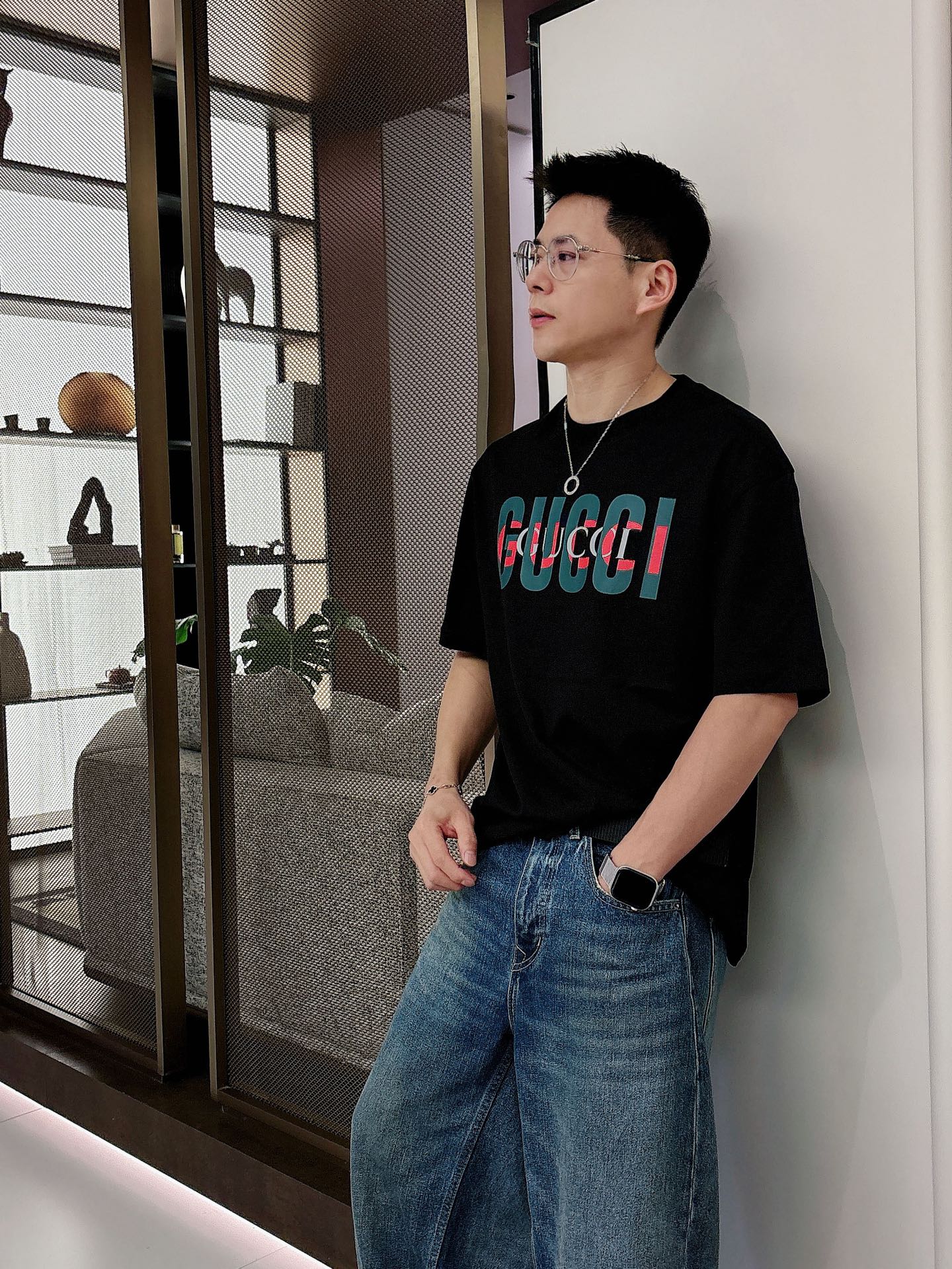 古奇🌾、🆕2026春夏新品发售新品短袖T恤，面料采用新疆长绒棉，温儒柔软 细腻柔软 上身自然是舒适 凉爽