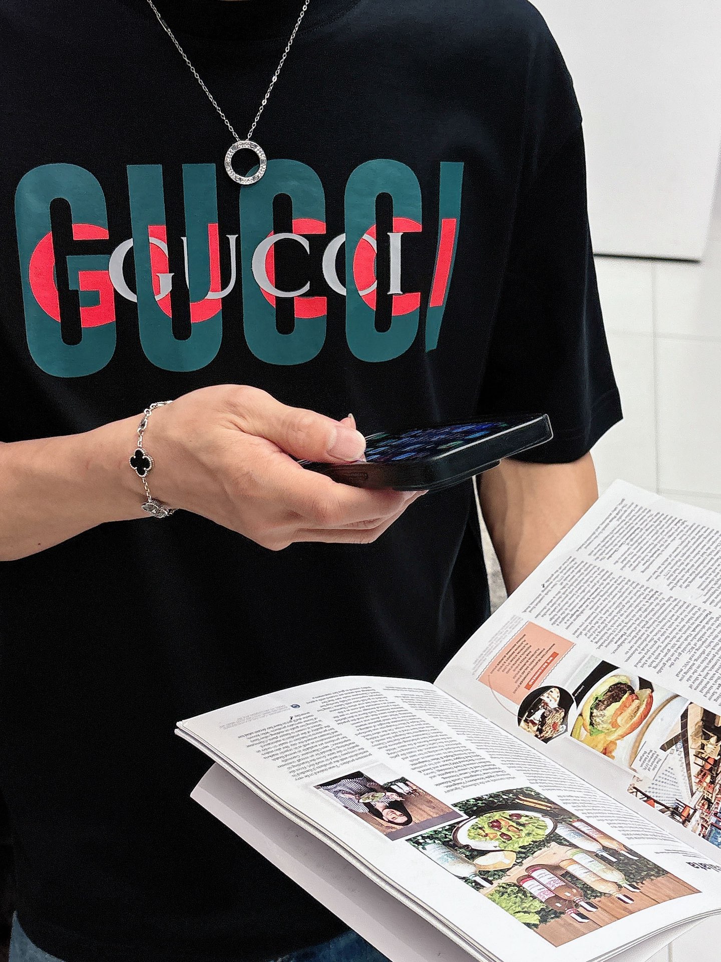 古奇🌾、🆕2026春夏新品发售新品短袖T恤，面料采用新疆长绒棉，温儒柔软 细腻柔软 上身自然是舒适 凉爽