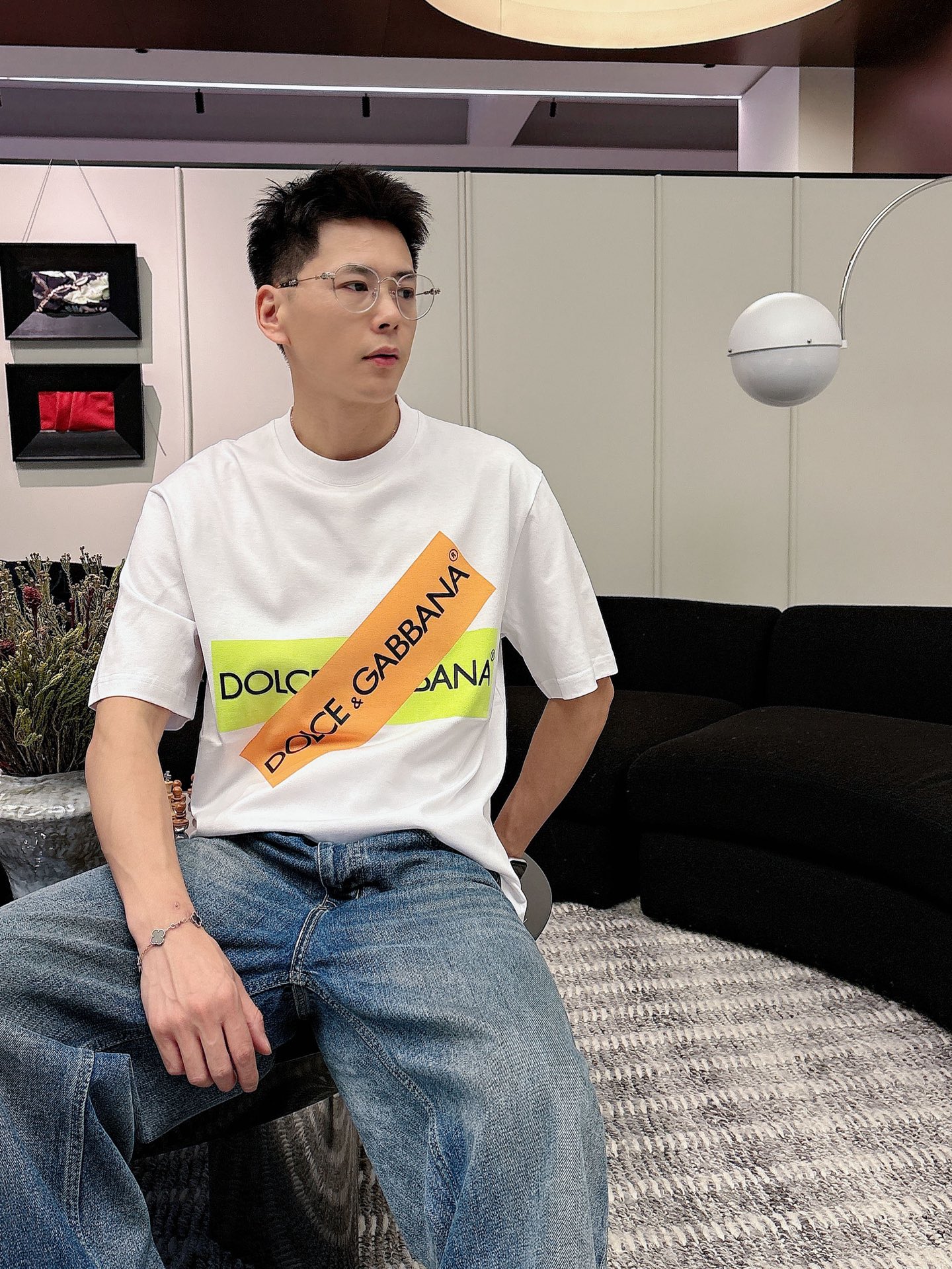 DG 杜嘉班纳🌾、🆕2026春夏新品发售新品短袖T恤，面料采用新疆长绒棉，温儒柔软 细腻柔软 上身自然是