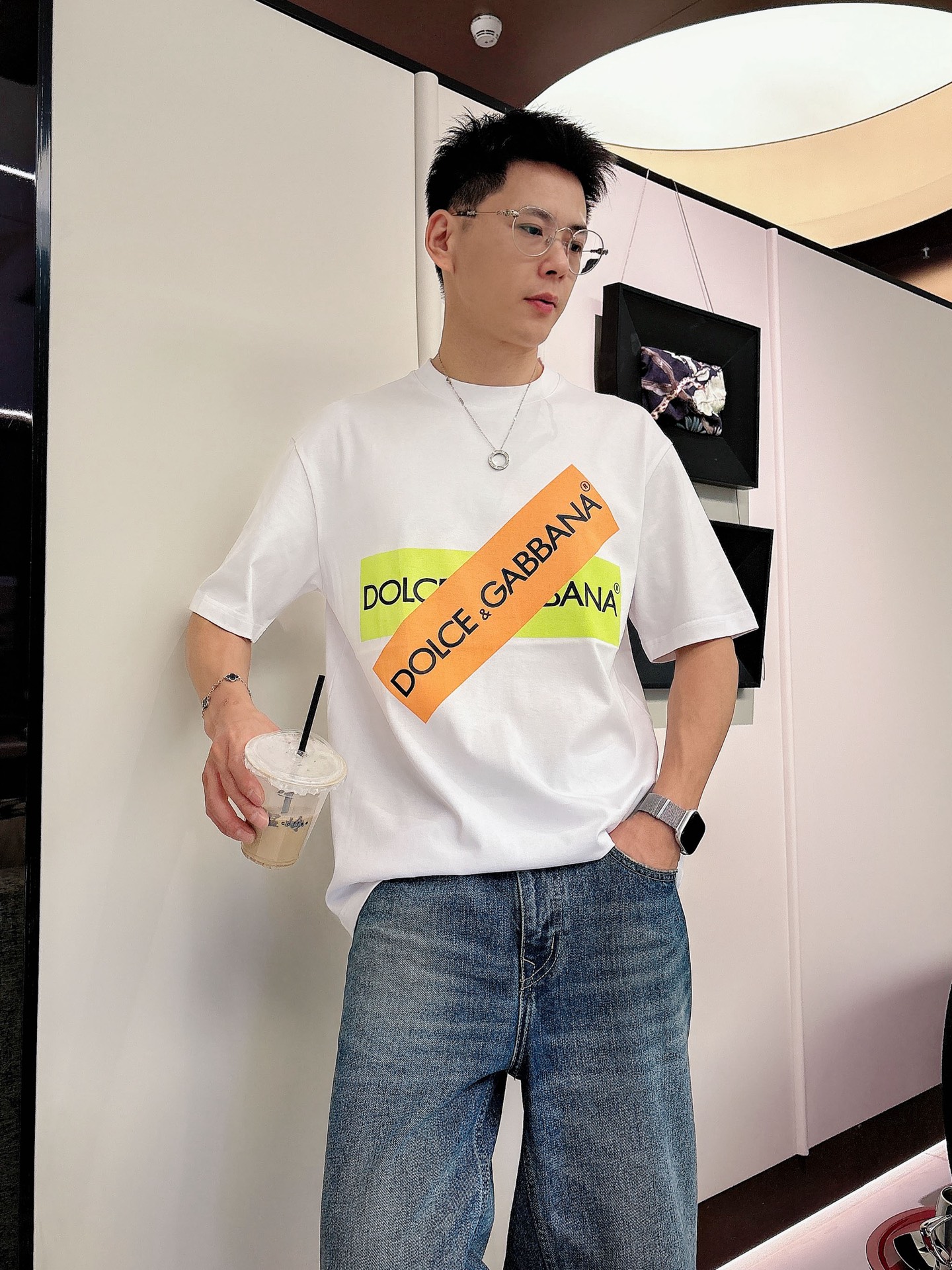 DG 杜嘉班纳🌾、🆕2026春夏新品发售新品短袖T恤，面料采用新疆长绒棉，温儒柔软 细腻柔软 上身自然是