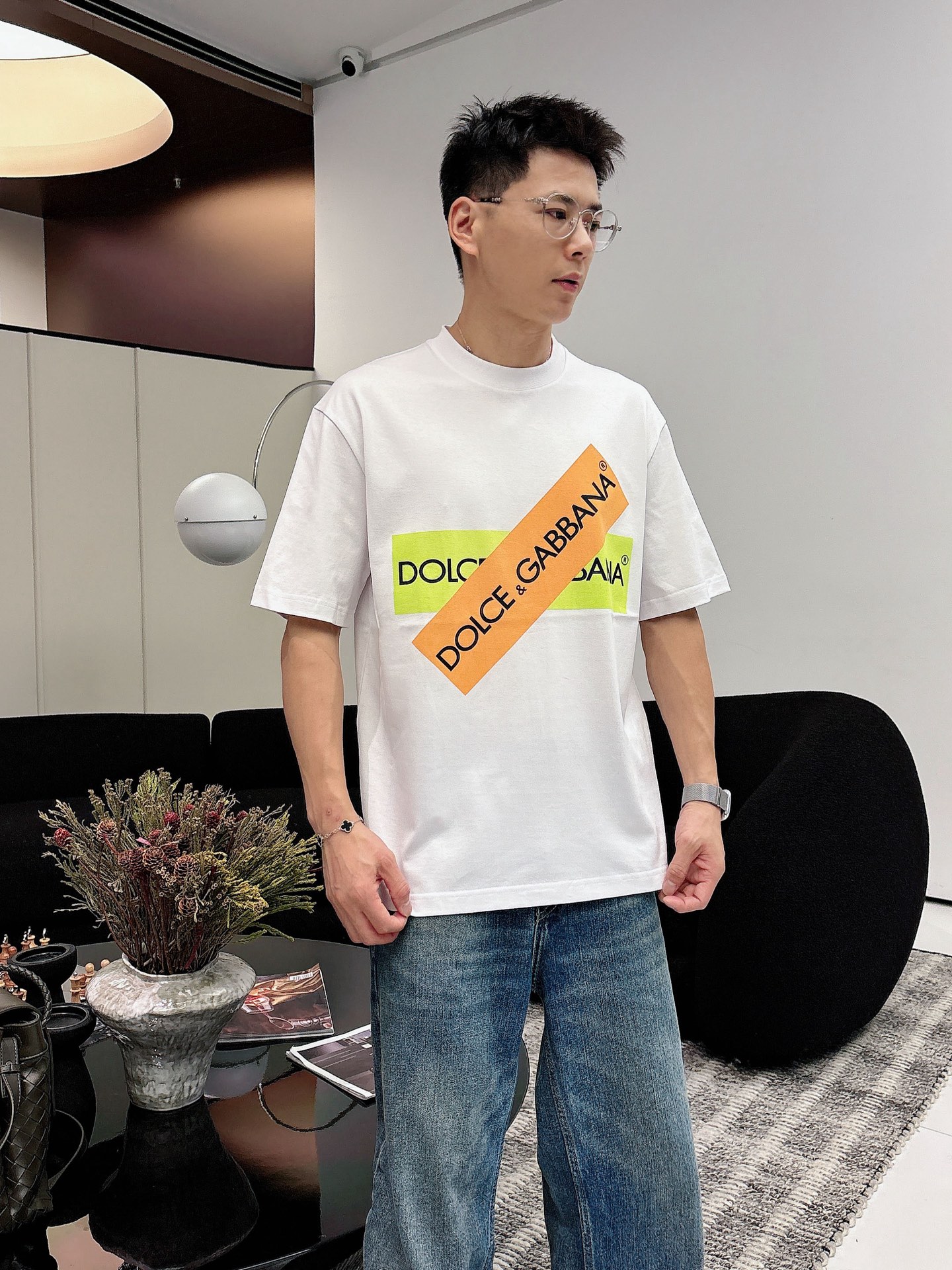 DG 杜嘉班纳🌾、🆕2026春夏新品发售新品短袖T恤，面料采用新疆长绒棉，温儒柔软 细腻柔软 上身自然是