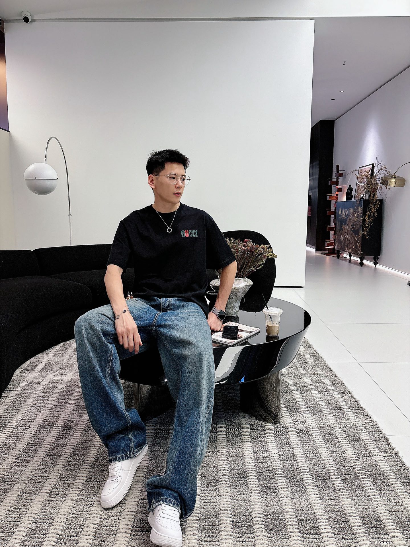 古奇🌾、🆕2026春夏新品发售新品短袖T恤，面料采用新疆长绒棉，温儒柔软 细腻柔软 上身自然是舒适 凉爽