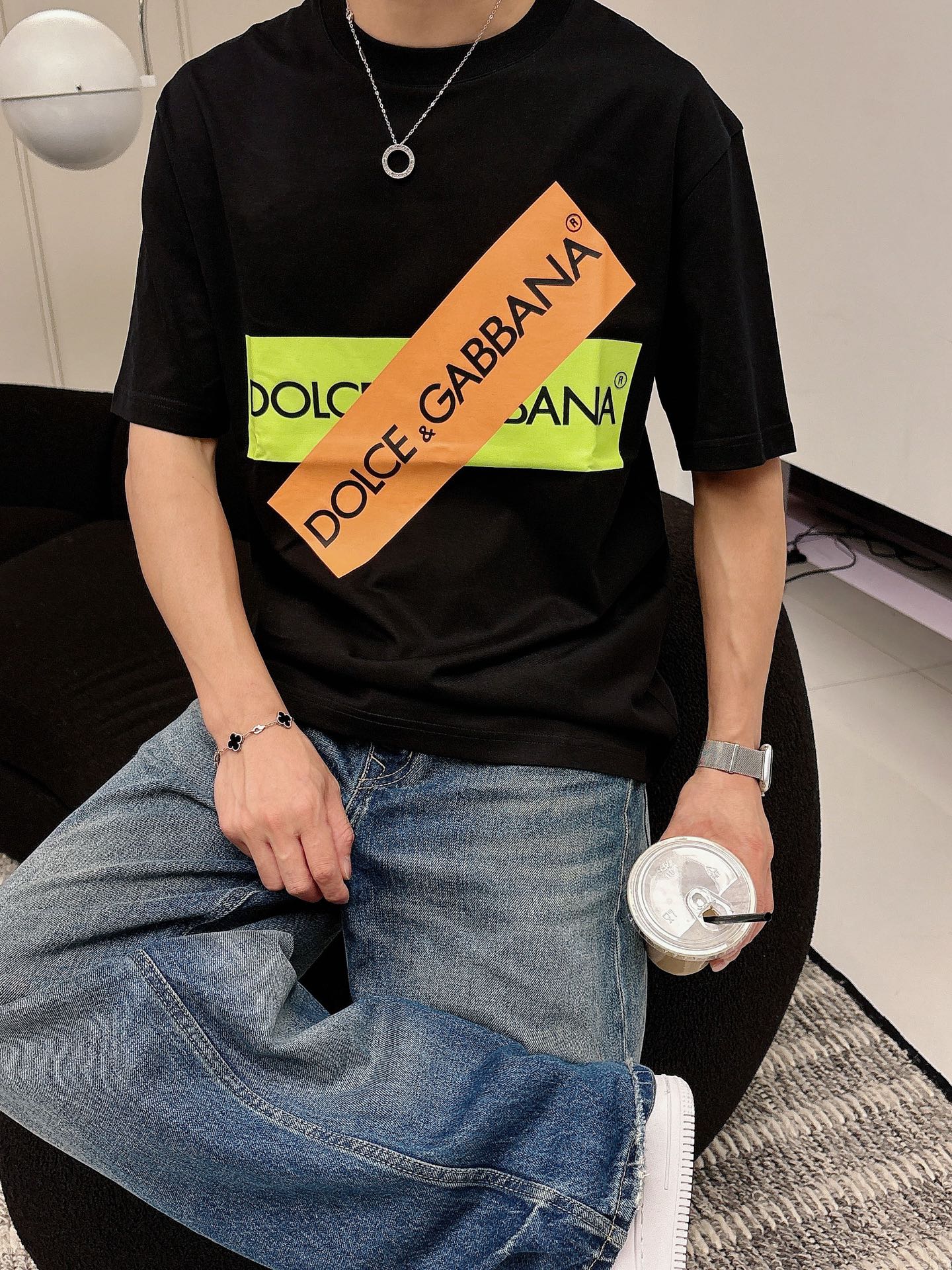 DG 杜嘉班纳🌾、🆕2026春夏新品发售新品短袖T恤，面料采用新疆长绒棉，温儒柔软 细腻柔软 上身自然是