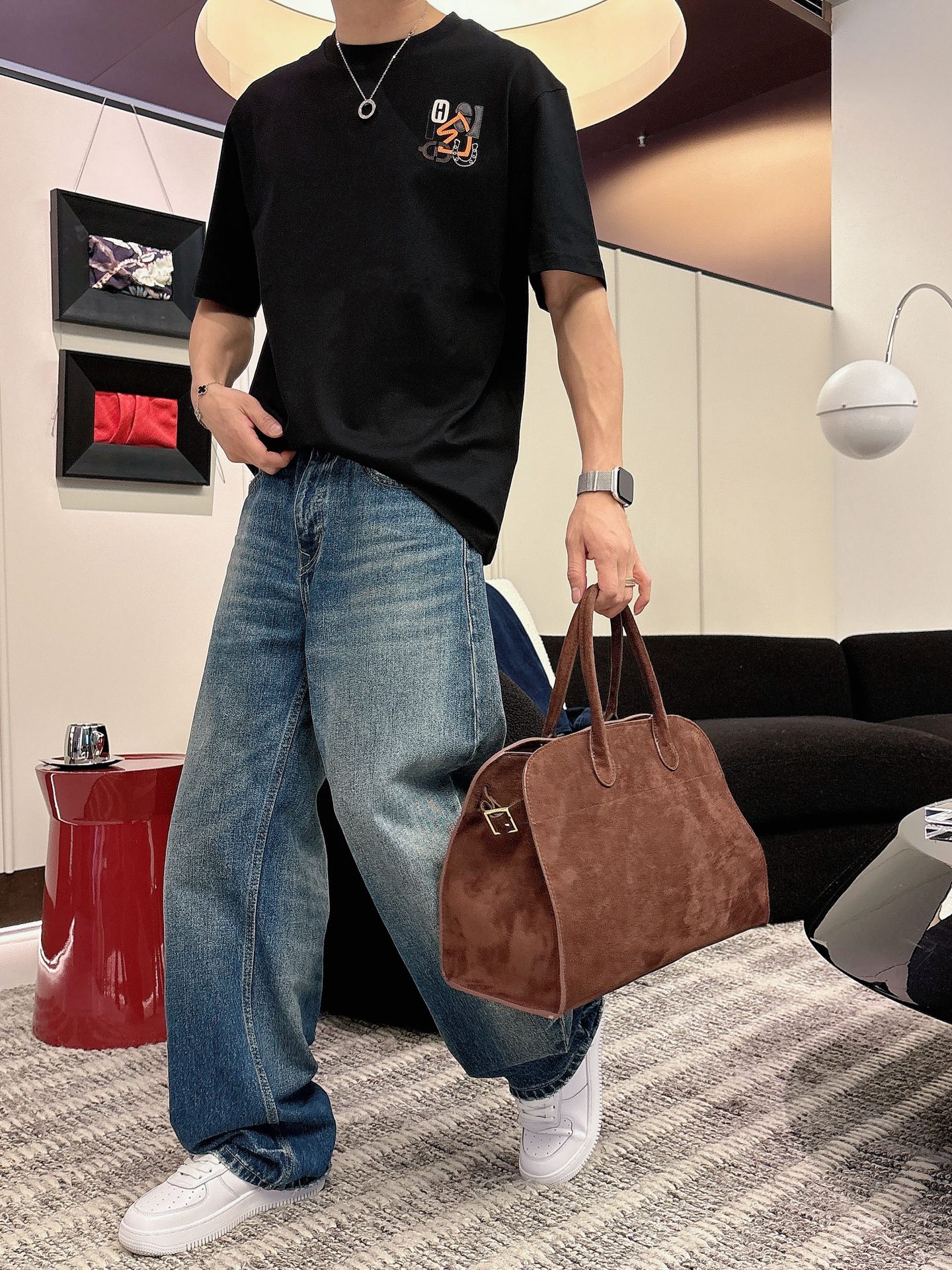 爱马仕🌾、🆕2026春夏新品发售新品短袖T恤，面料采用新疆长绒棉，温儒柔软 细腻柔软 上身自然是舒适 凉