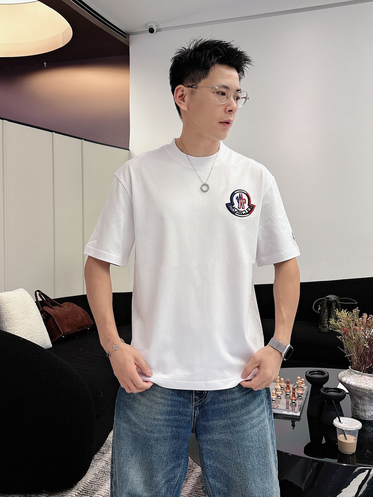 蒙口🌾、🆕2026春夏新品发售新品短袖T恤，面料采用新疆长绒棉，温儒柔软 细腻柔软 上身自然是舒适 凉爽