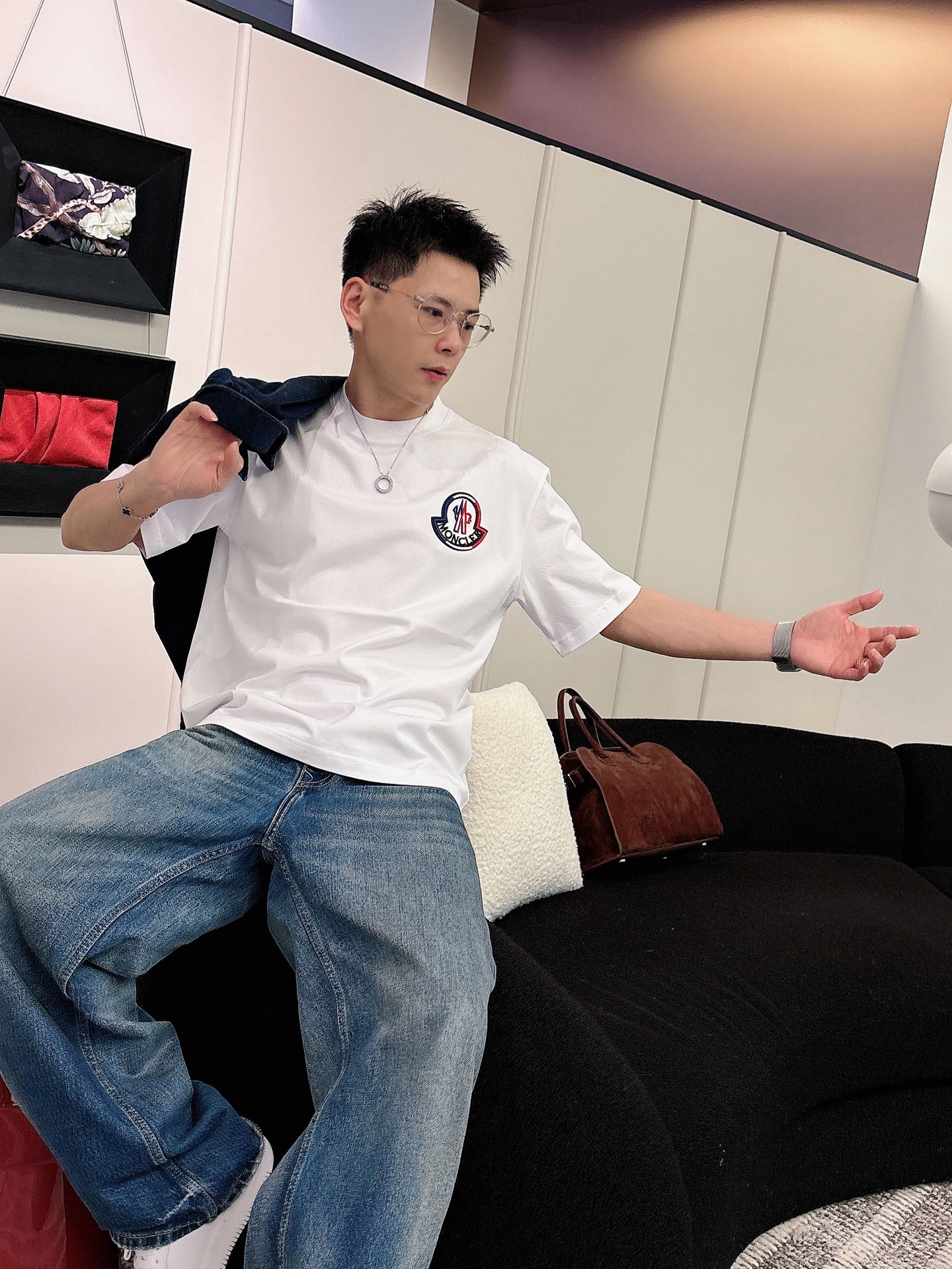 蒙口🌾、🆕2026春夏新品发售新品短袖T恤，面料采用新疆长绒棉，温儒柔软 细腻柔软 上身自然是舒适 凉爽