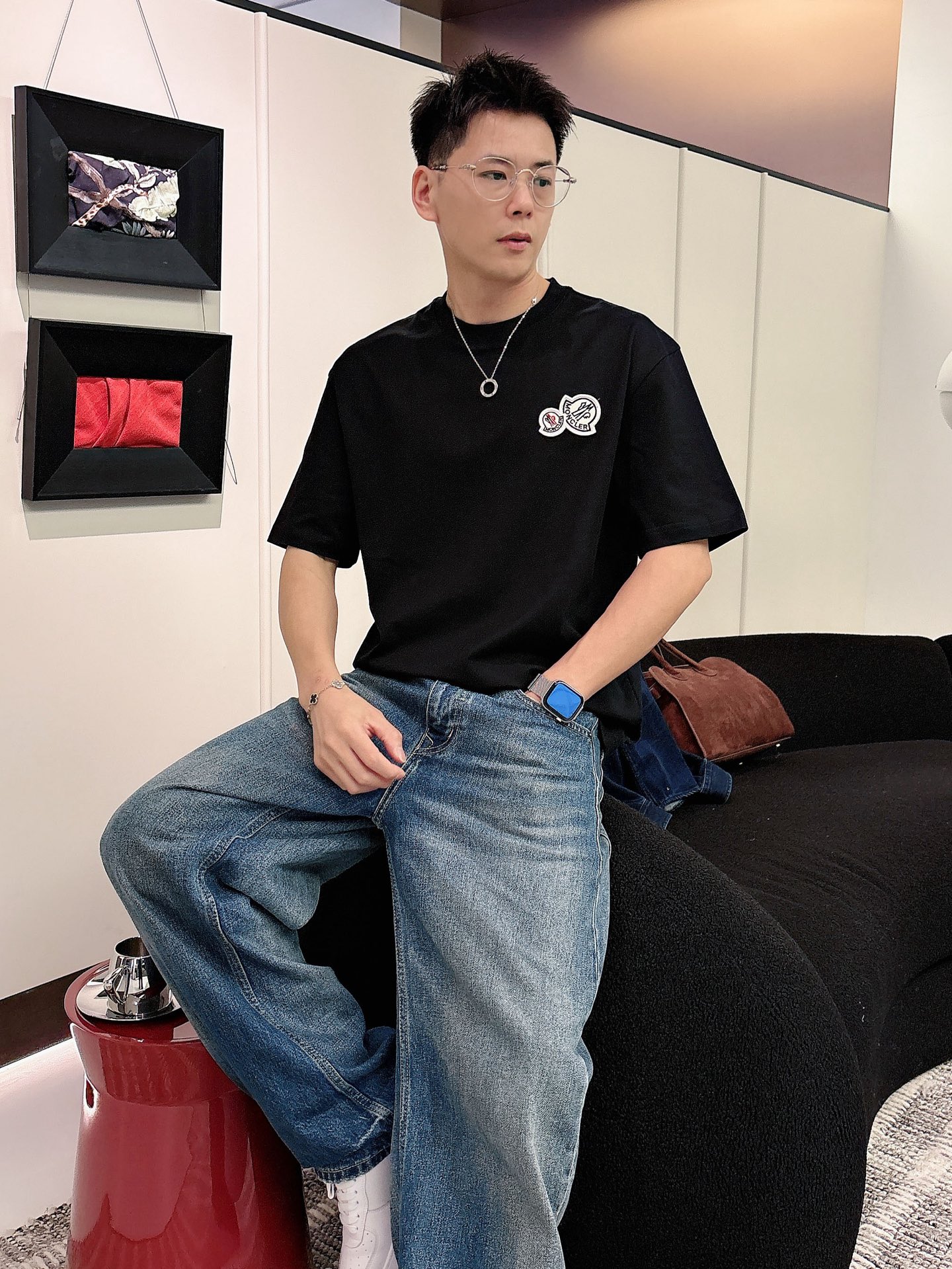 蒙口🌾、🆕2026春夏新品发售新品短袖T恤，面料采用新疆长绒棉，温儒柔软 细腻柔软 上身自然是舒适 凉爽