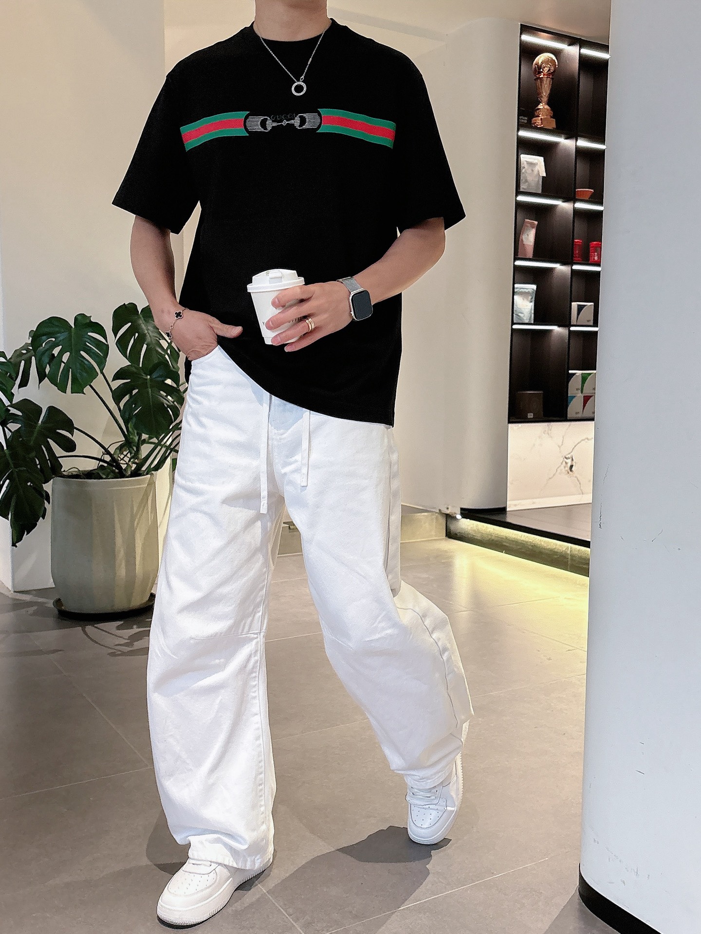 古奇🌾、🆕2026春夏新品发售新品短袖T恤，面料采用新疆长绒棉，温儒柔软 细腻柔软 上身自然是舒适 凉爽