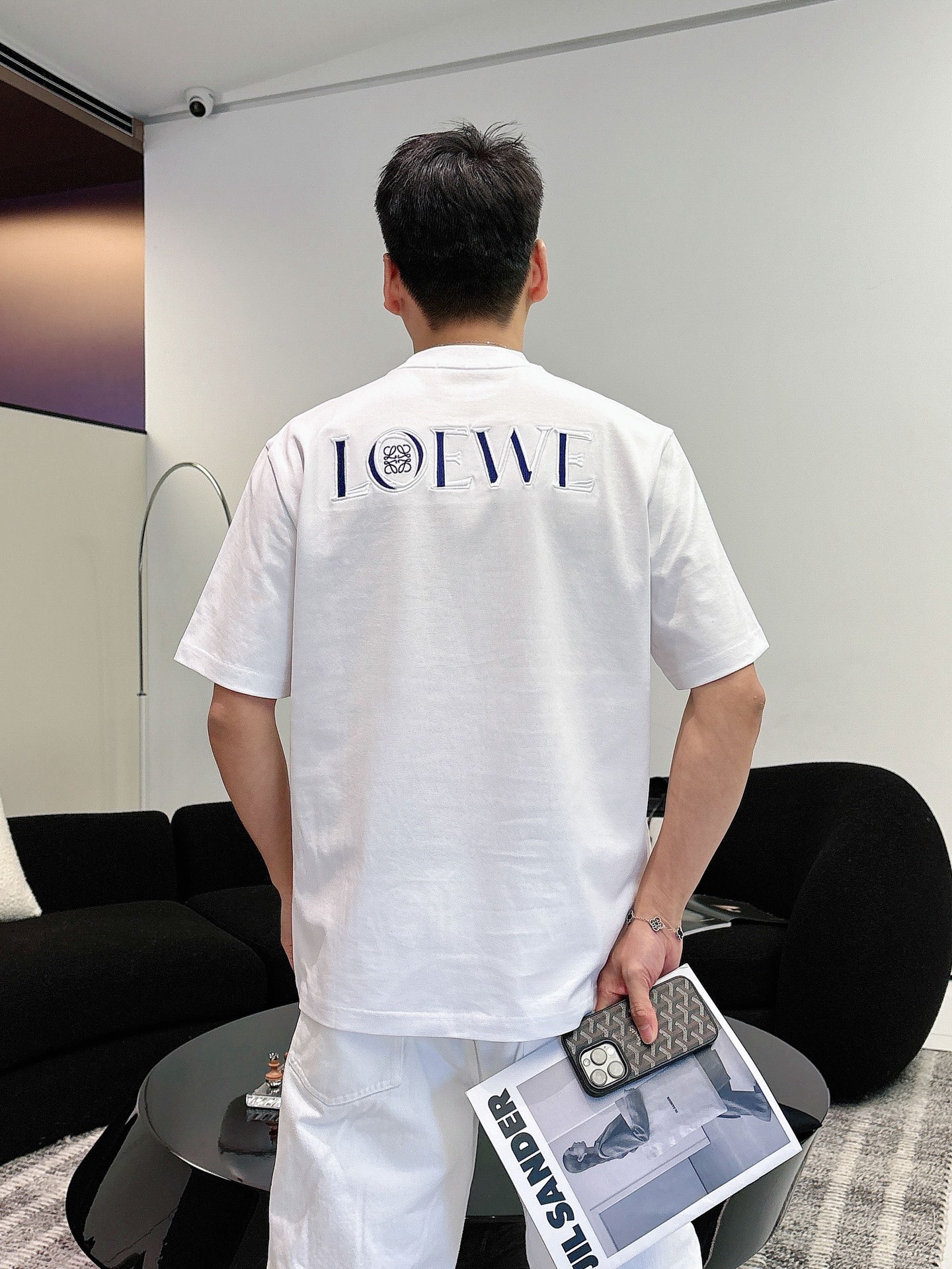 罗意威🌾、🆕2026春夏新品发售新品短袖T恤，面料采用新疆长绒棉，温儒柔软 细腻柔软 上身自然是舒适 凉