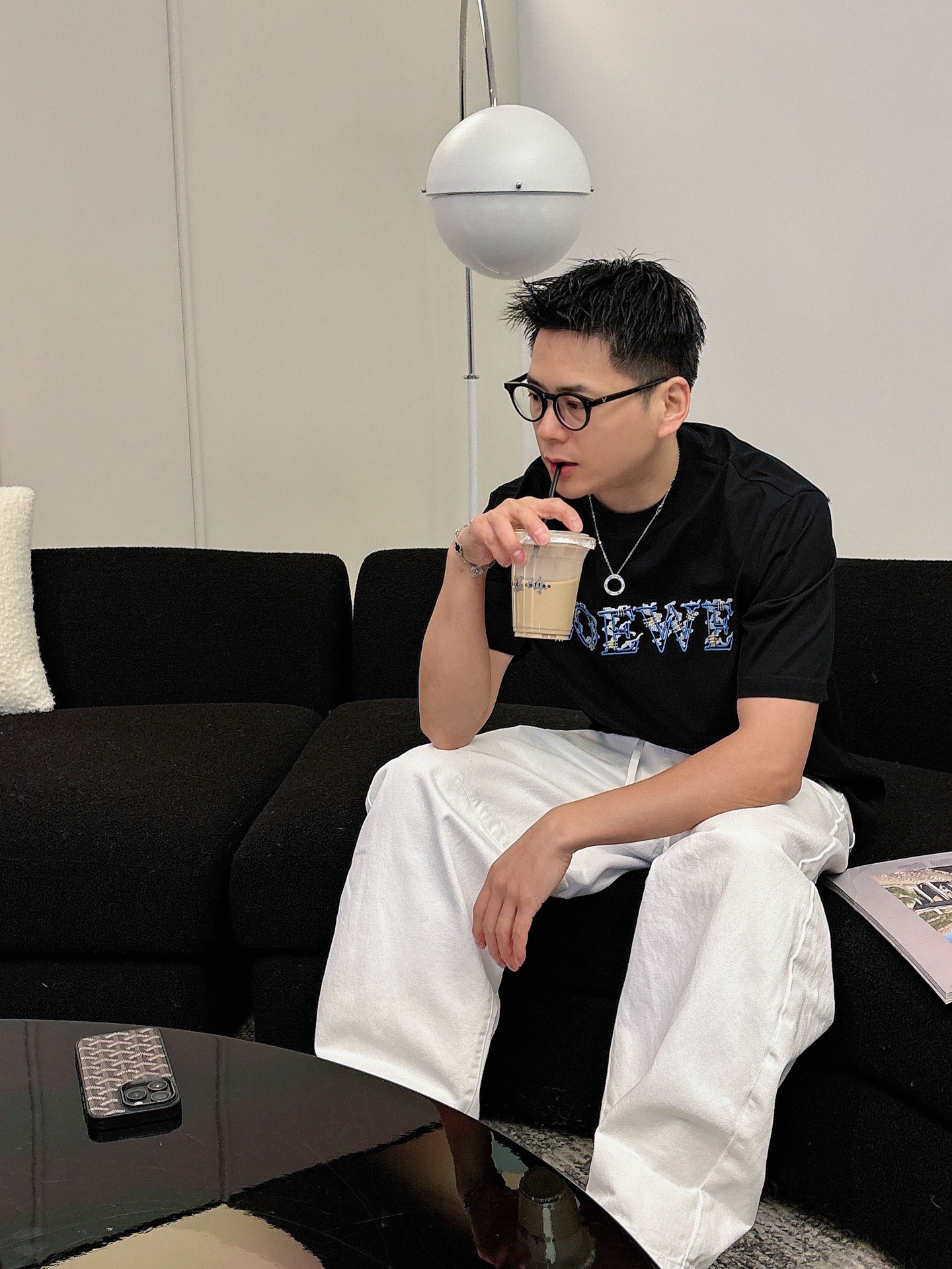 罗意威🌾、🆕2026春夏新品发售新品短袖T恤，面料采用新疆长绒棉，温儒柔软 细腻柔软 上身自然是舒适 凉