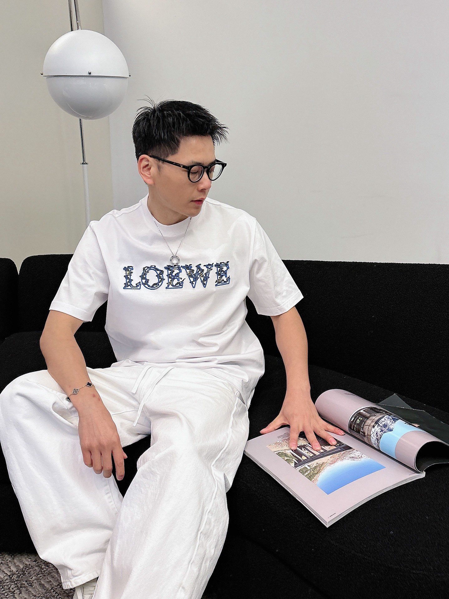 罗意威🌾、🆕2026春夏新品发售新品短袖T恤，面料采用新疆长绒棉，温儒柔软 细腻柔软 上身自然是舒适 凉