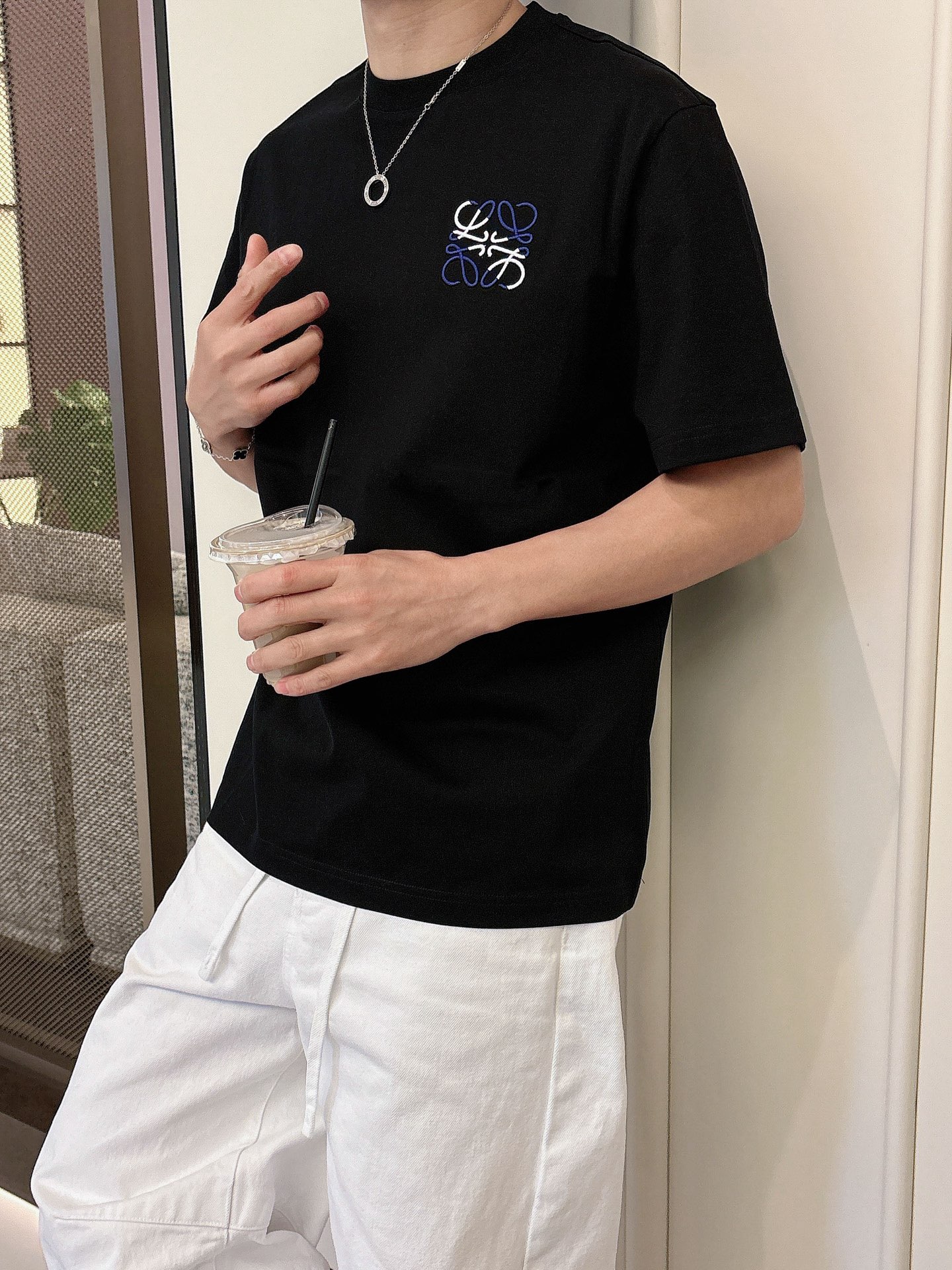 罗意威🌾、🆕2026春夏新品发售新品短袖T恤，面料采用新疆长绒棉，温儒柔软 细腻柔软 上身自然是舒适 凉