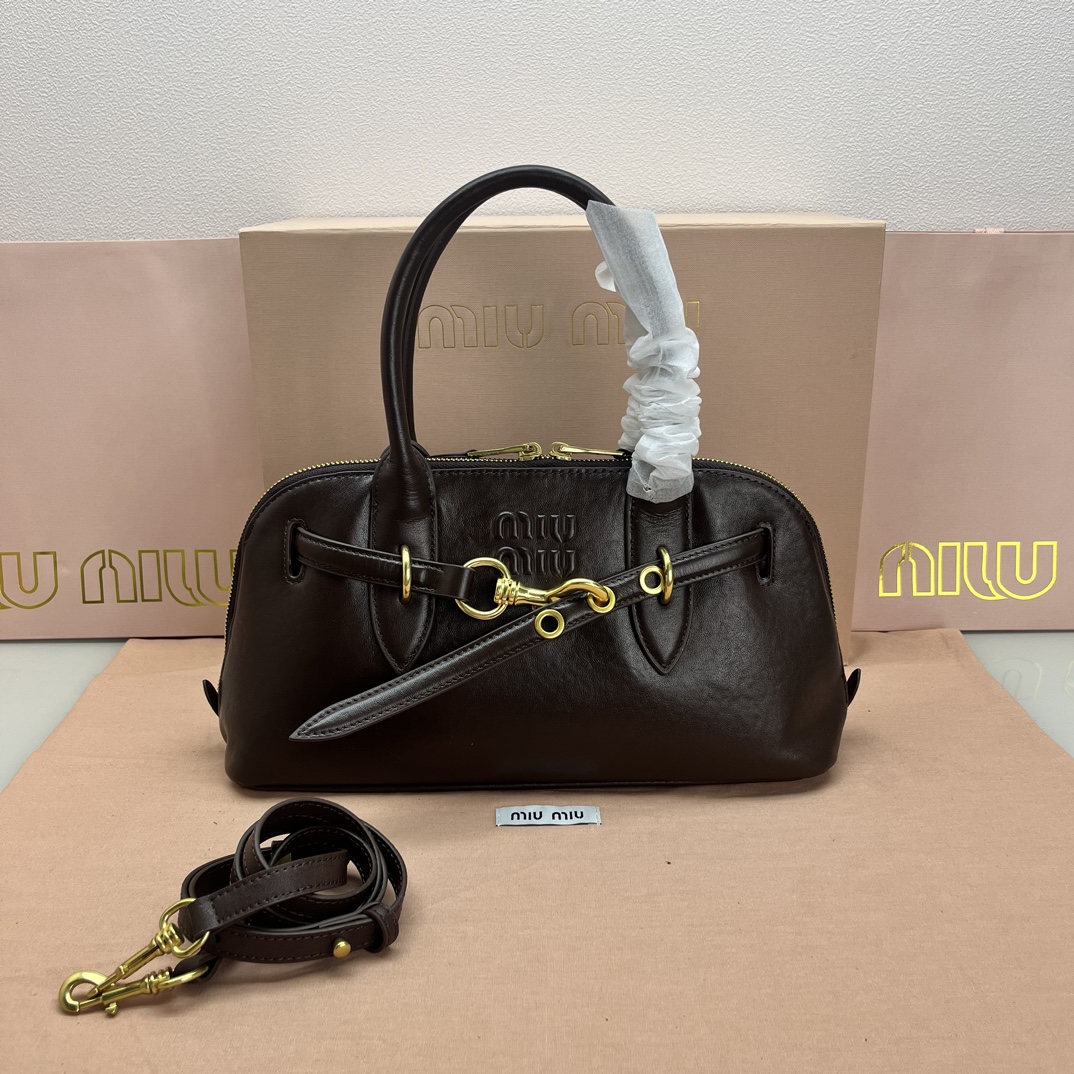 First Copy
 MiuMiu Bags Handbags Brown Chocolate color Cowhide Vintage