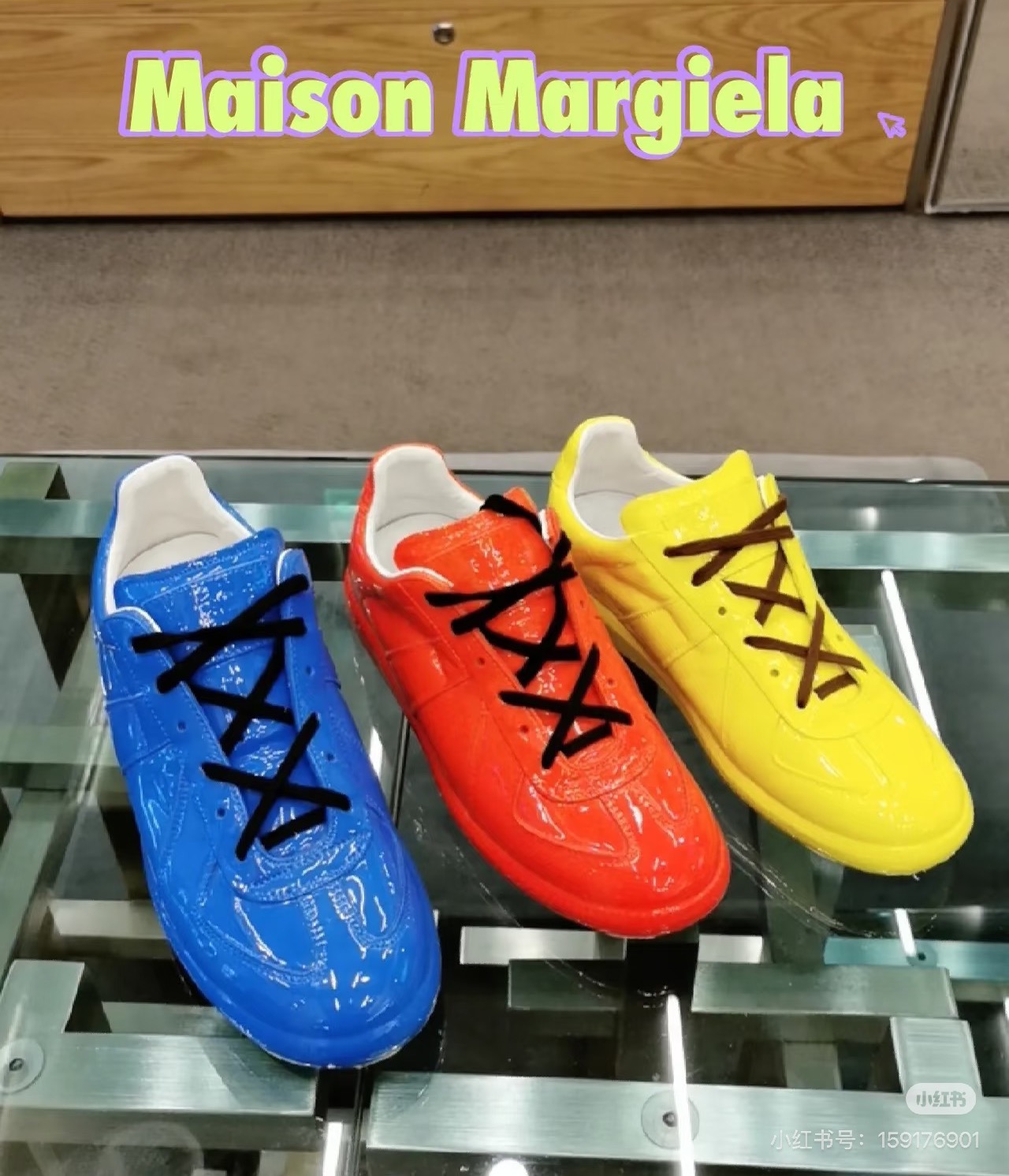 NO:922569,Maison Margiela｜Glossy moral training shoes, casual shoes/sports shoes, sneakers19860909Maison Margiela｜亮面德训鞋,休闲鞋/运动鞋,sneakers,Women's Shoes