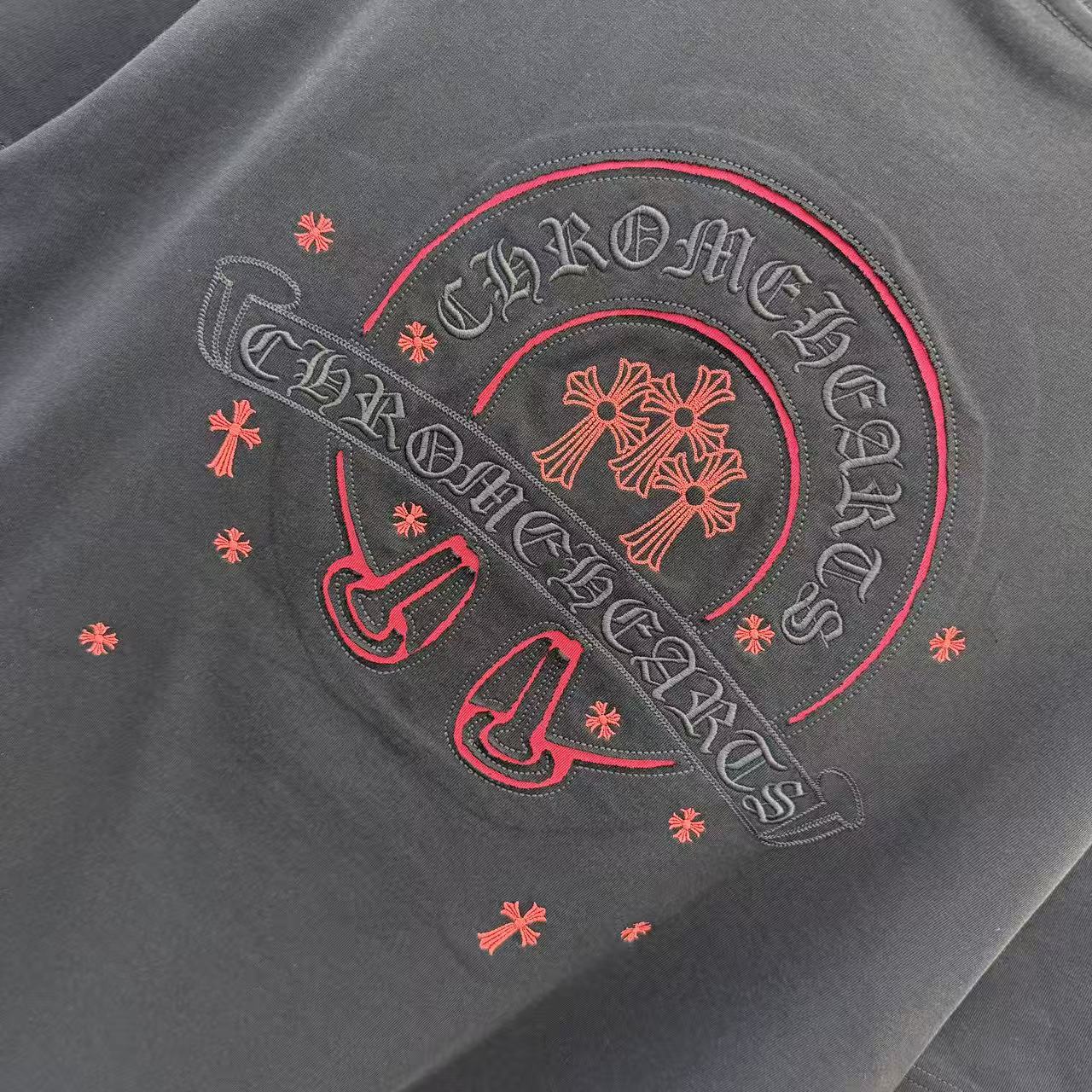 Chrome Hearts CH 2026春夏新款 激光马蹄花激光烧花刺绣