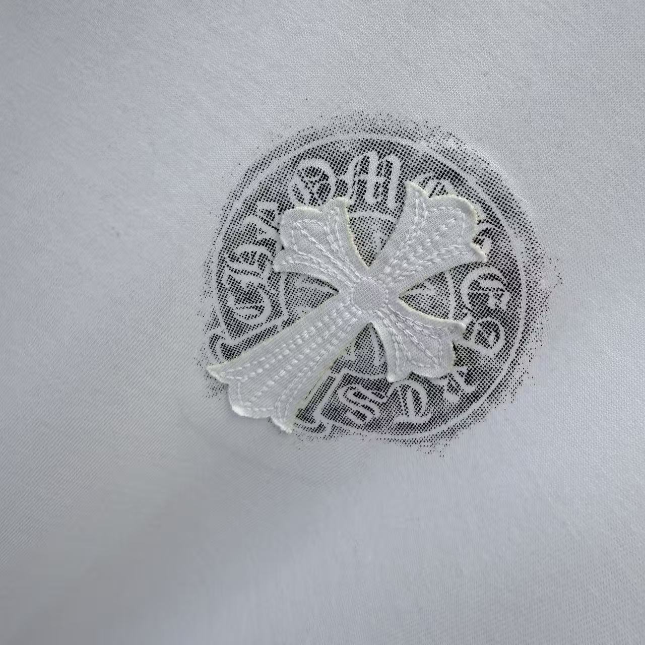 Chrome Hearts CH 2026春夏新款 马蹄印花+十字架贴布绣
