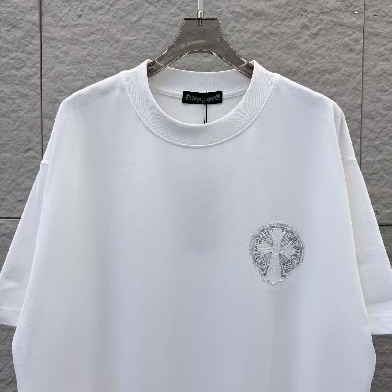 Chrome Hearts CH 2026春夏新款 马蹄印花+十字架贴布绣