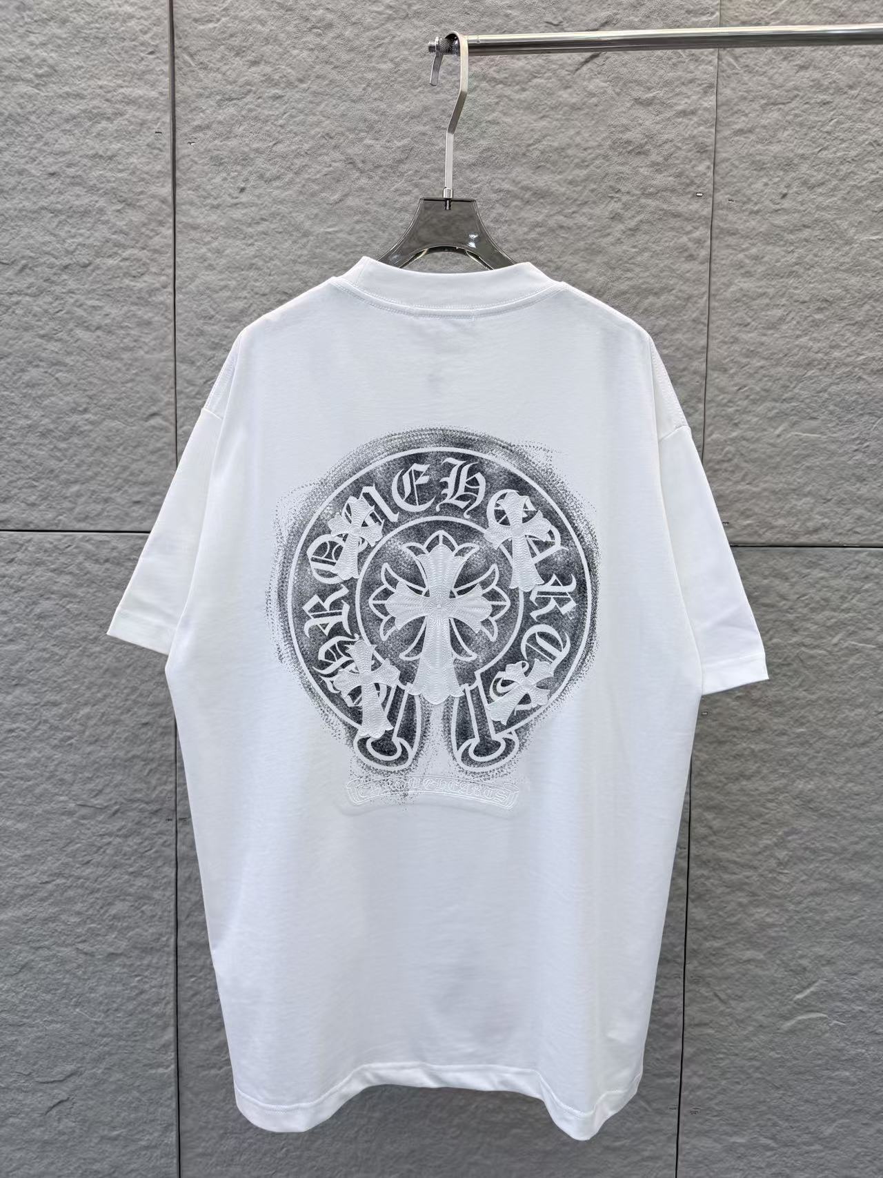 Chrome Hearts CH 2026春夏新款 马蹄印花+十字架贴布绣