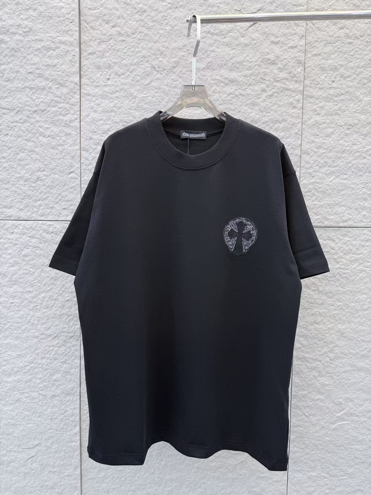Chrome Hearts CH 2026春夏新款 马蹄印花+十字架贴布绣