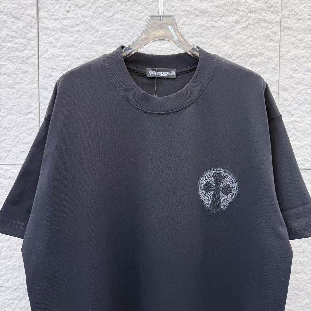 Chrome Hearts CH 2026春夏新款 马蹄印花+十字架贴布绣