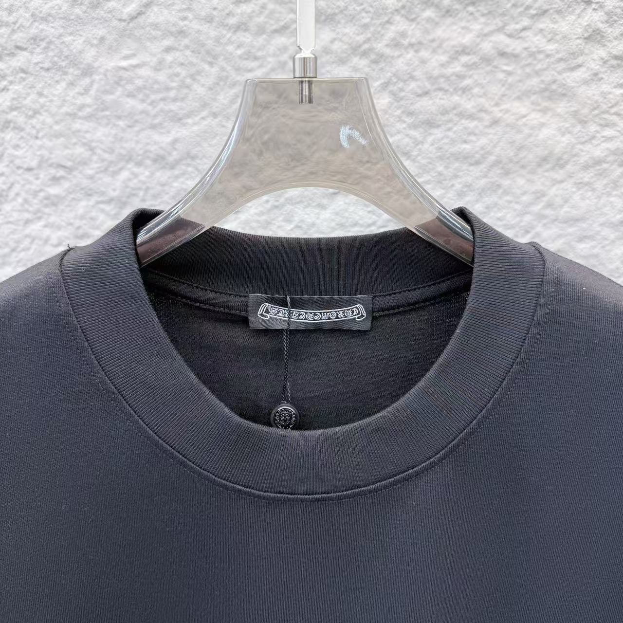 Chrome Hearts CH 2026春夏新款 马蹄印花+十字架贴布绣