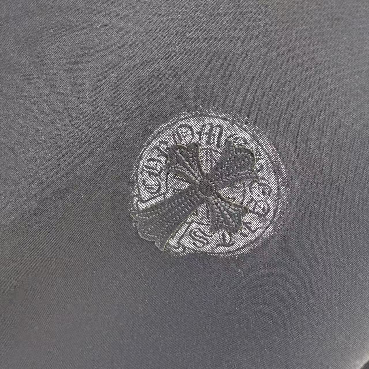 Chrome Hearts CH 2026春夏新款 马蹄印花+十字架贴布绣