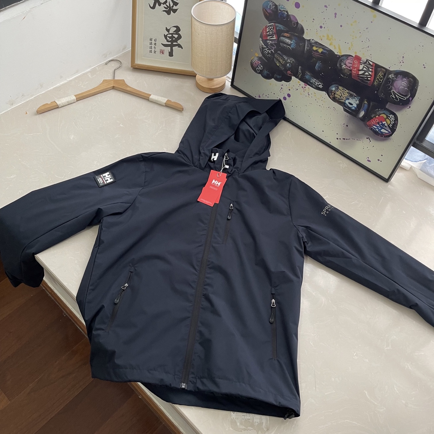 Helly Hansen Couple's Spring/Autumn Windproof Jacket with Fleece Lining