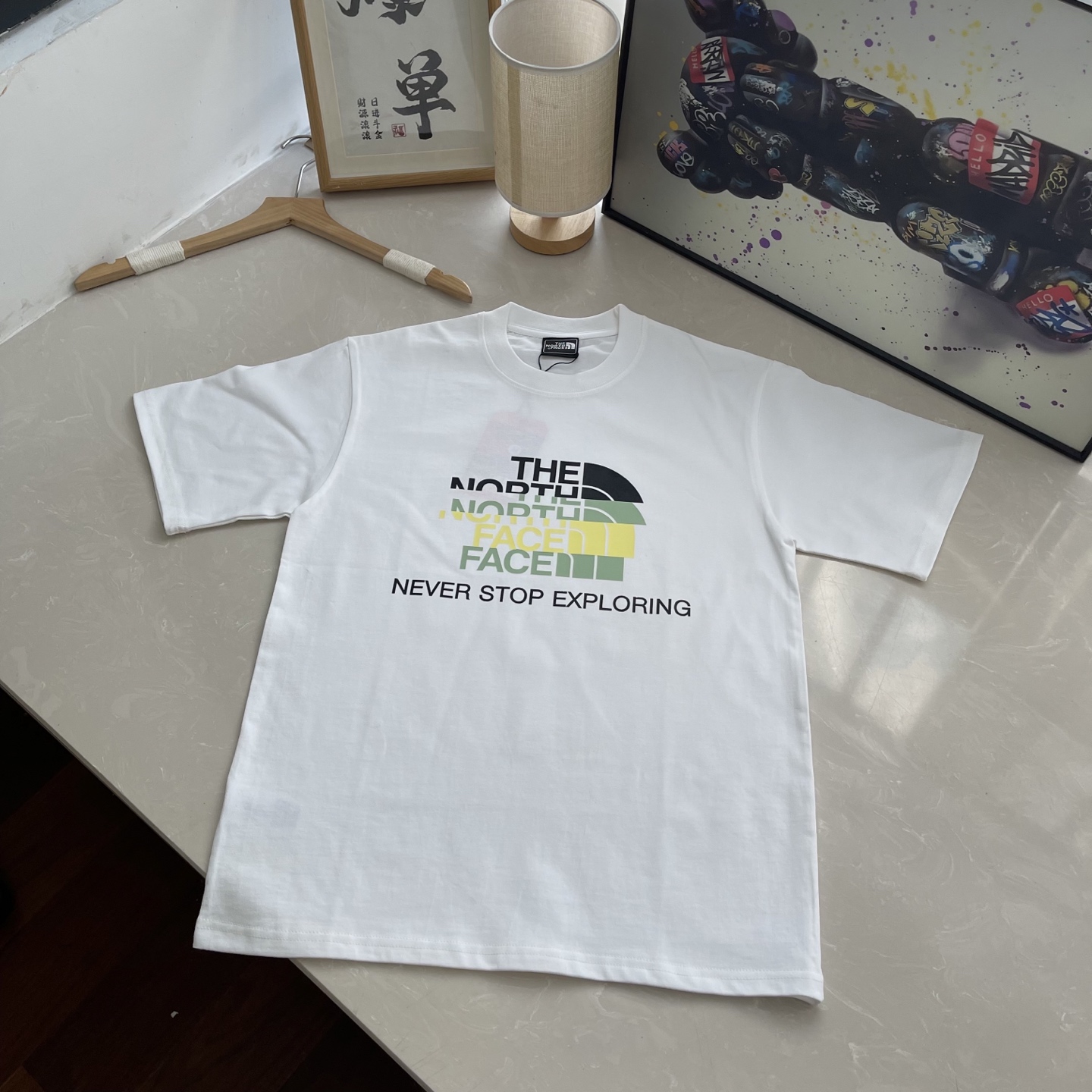 The North Face Couple Short Sleeve Tee - Classic Pattern, Comfortable Fabric