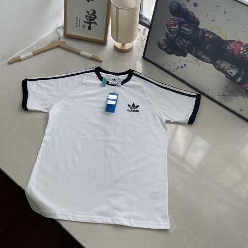 Adidas Summer 2025 Classic Three-Stripe Short Sleeve T-Shirt - White 1 Adidas Summer 2025 Classic Three-Stripe Short Sleeve T-Shirt - White