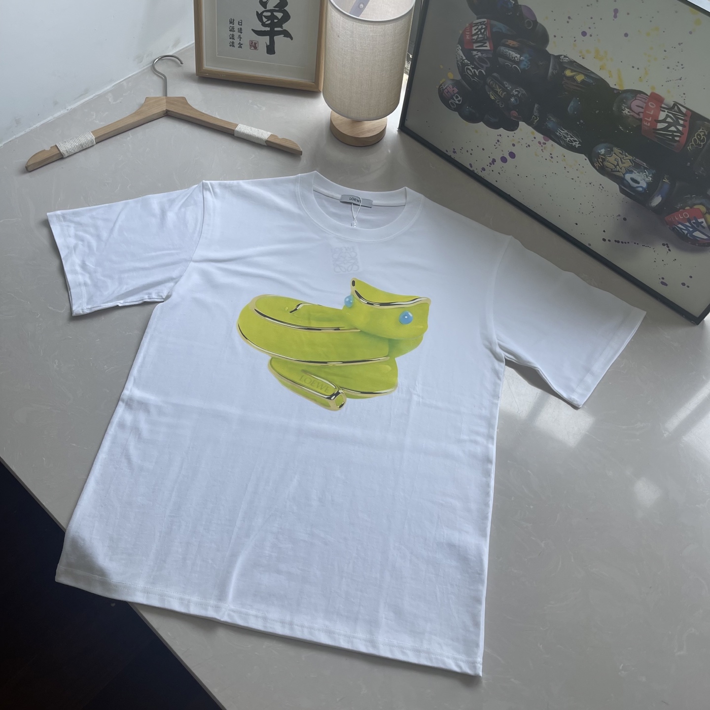 Loewe Paula's Ibiza Anagram-print Cotton T-shirt for Men and Women