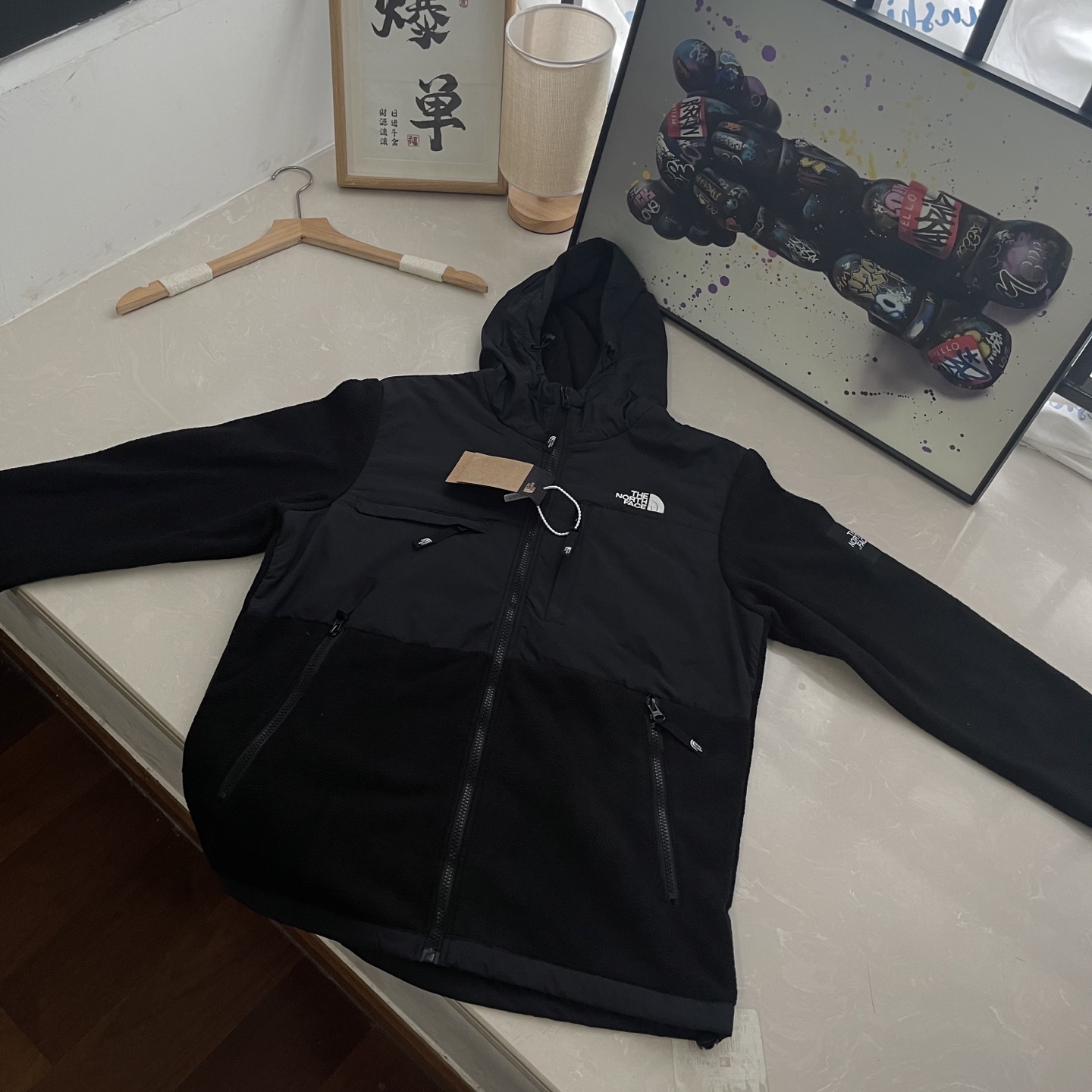 The North Face Fleece Jacket Outdoor Winter Warm Hooded Coat