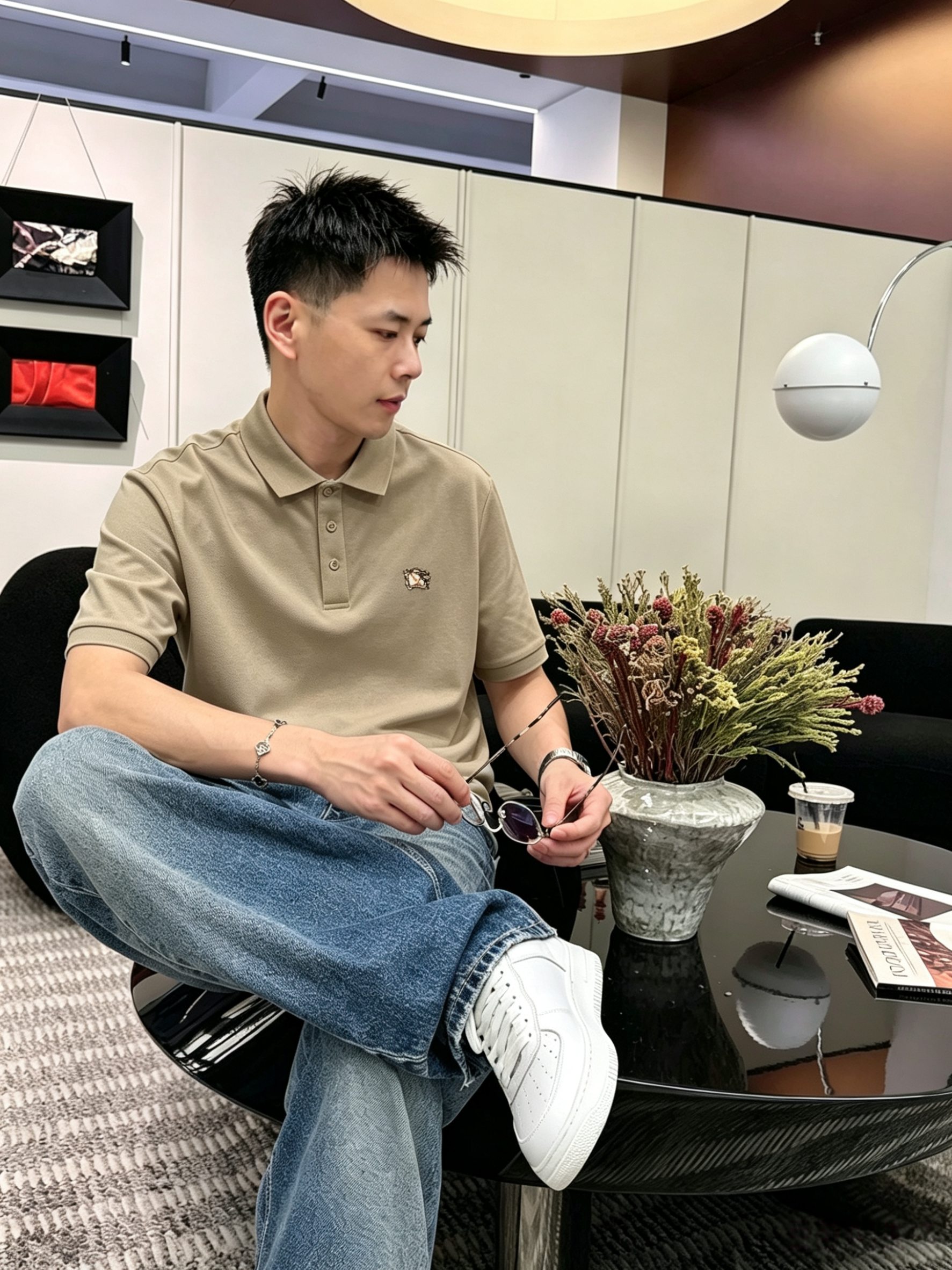 Burberry巴宝莉2026ss夏季新款字母logo男士翻领Polo衫！经典商务男款，高端男装的天花板