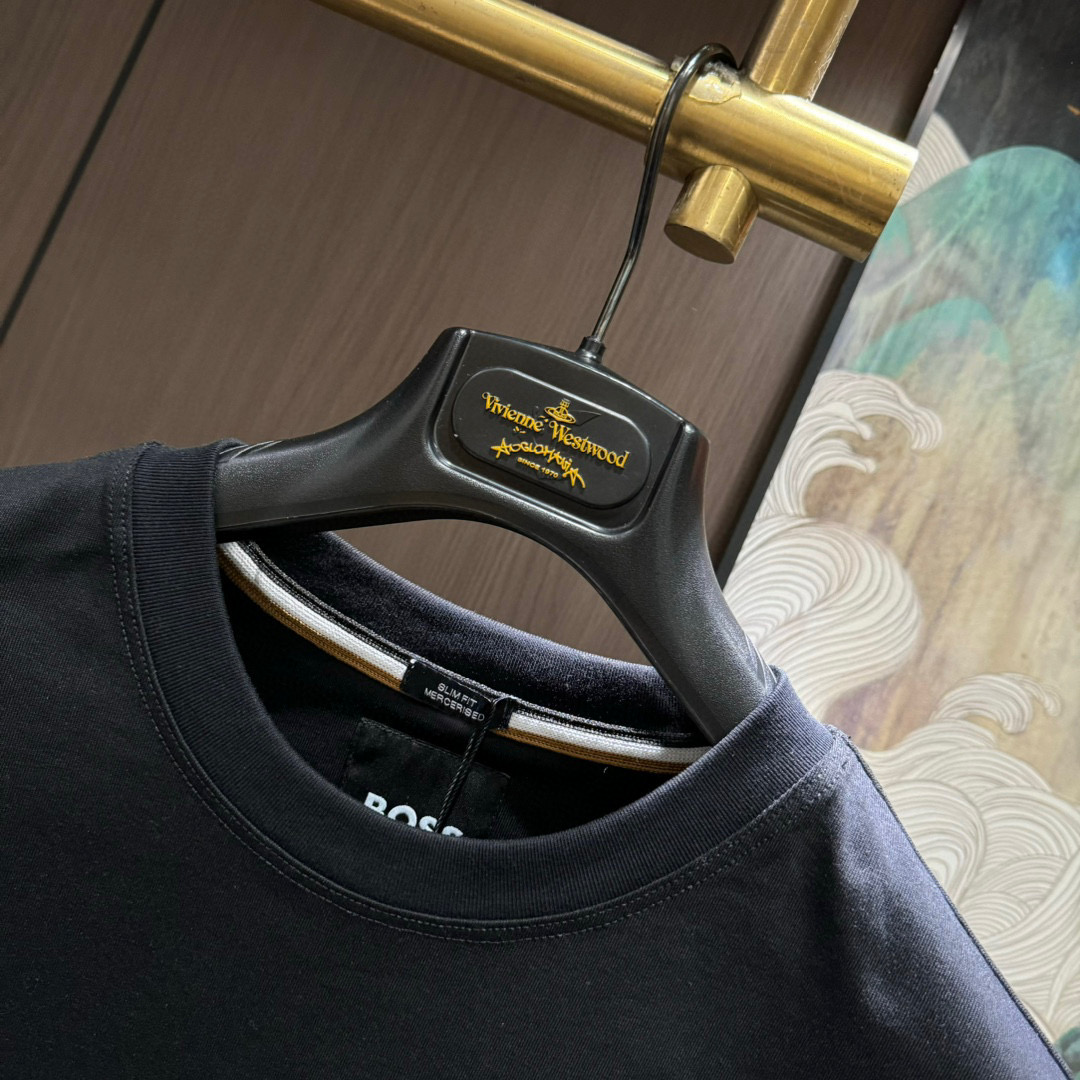 BOSS2025 Spring/Summer Cuffs: Brighter Colors, Soft Hands, Strong Hanging, Super Comfortable T-Shirts in M-3XL Sizes - 图片 5