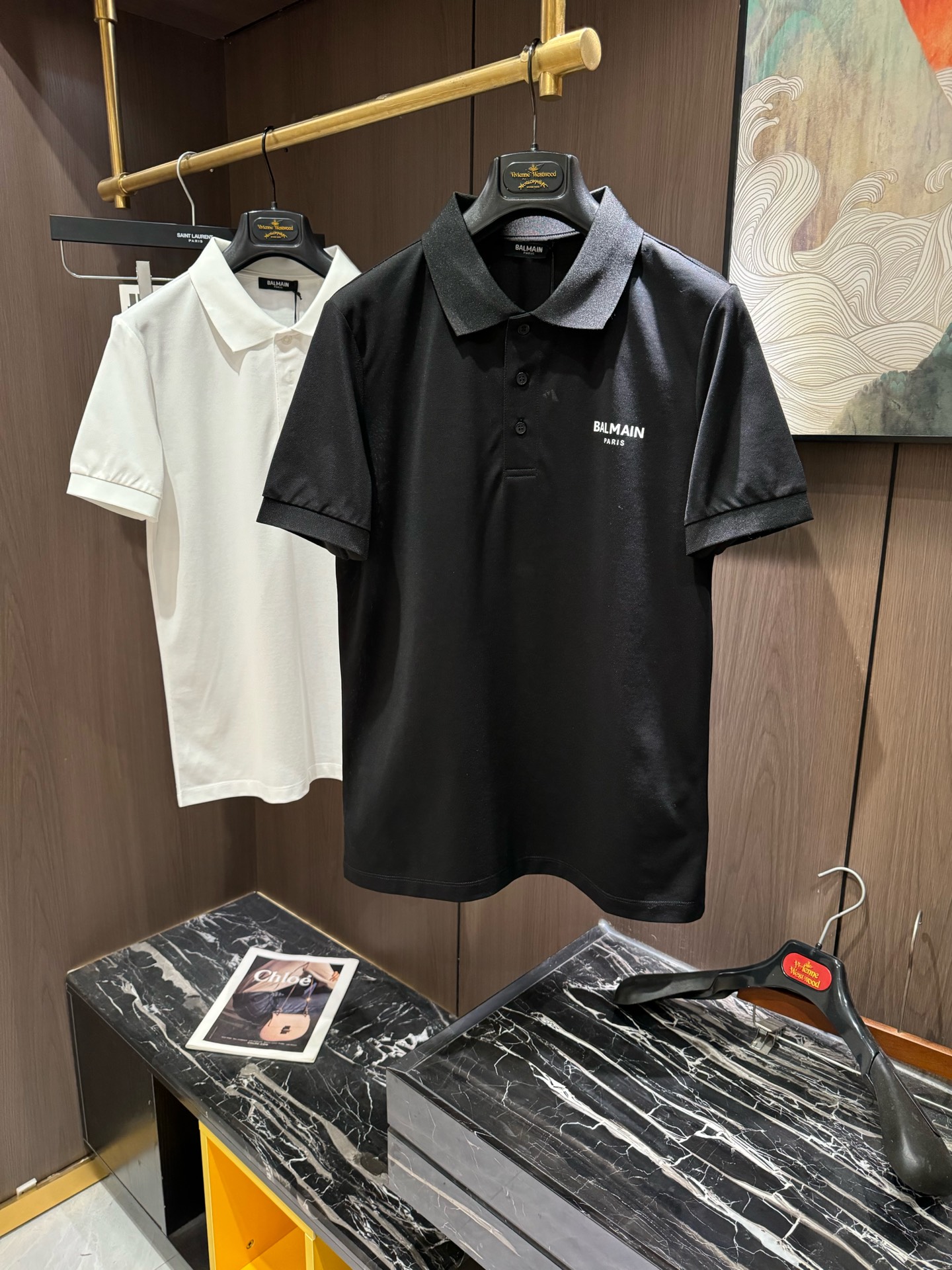 NO:118529,BALMAIN25S Spring and Summer Men's POLO Iconic LOGO logo on the chest. Overall, it is very light business and casual!  !  Customer-supplied bead flooring cotton, the upper body is light, comfortable and smooth, and it is definitely a piece that makes you feel worthwhile!  !  !  Code number M-3XL, balmain, alexander wang19860909BALMAIN25S春夏男士POLO 胸前标志性LOGO徽标 整体非常的轻商务休闲！！客供珠地棉,上身轻盈舒适顺滑 到手绝对让你觉得物有所值的一件单品！！！码数M-3XL,,balmain,alexander wang,Men's clothing