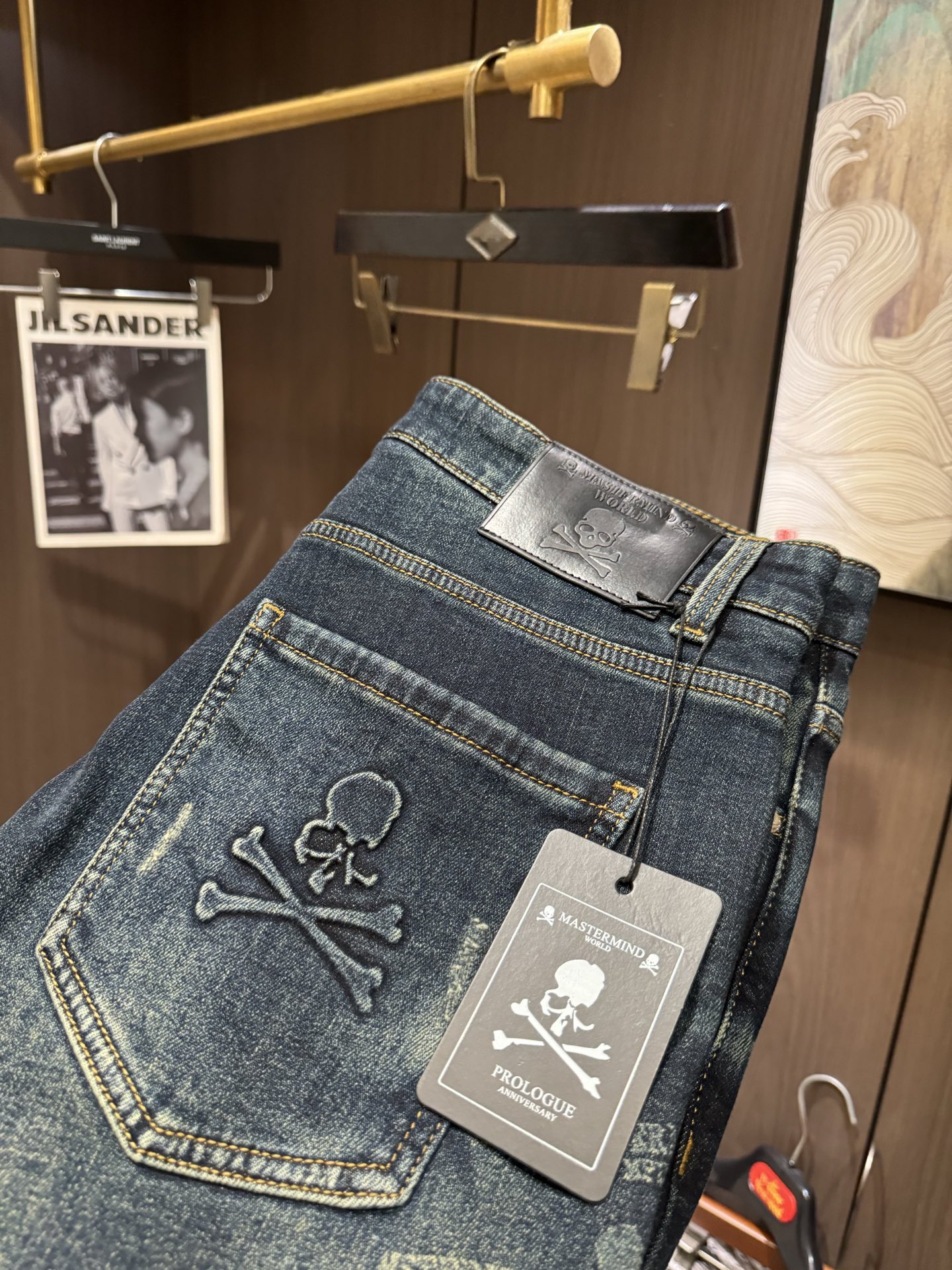 Luxury MJ Cowboy Jeans: High Quality, Flexible Fabric, Unique Water-Washing Process