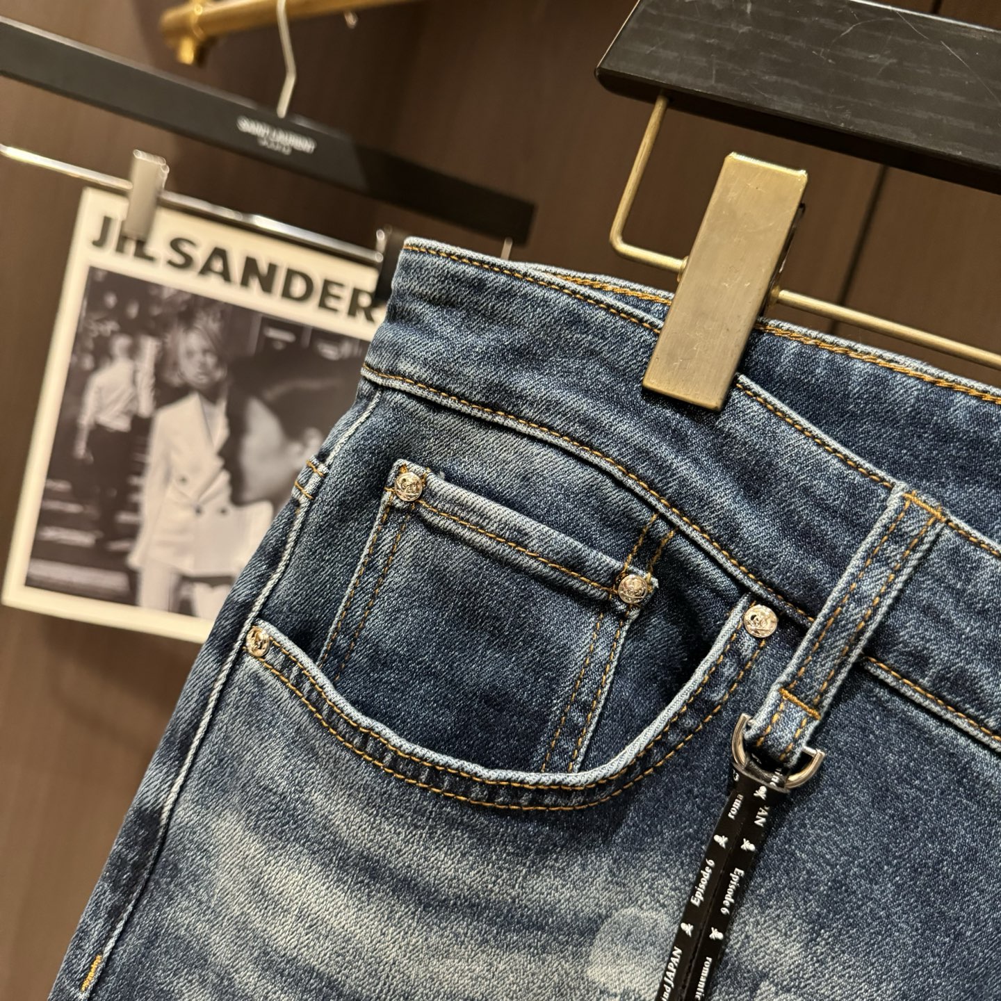 Luxury Cowboy Fabric: Flexible, High Quality, Unique Water-Washing Process. - 图片 6